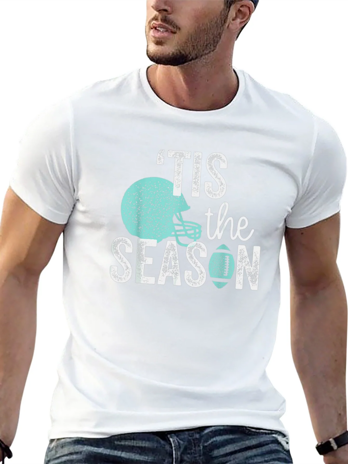 Tis The Season Football T-Shirt product image 12