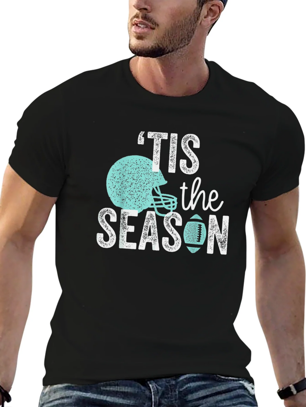 Tis The Season Football T-Shirt product image 6