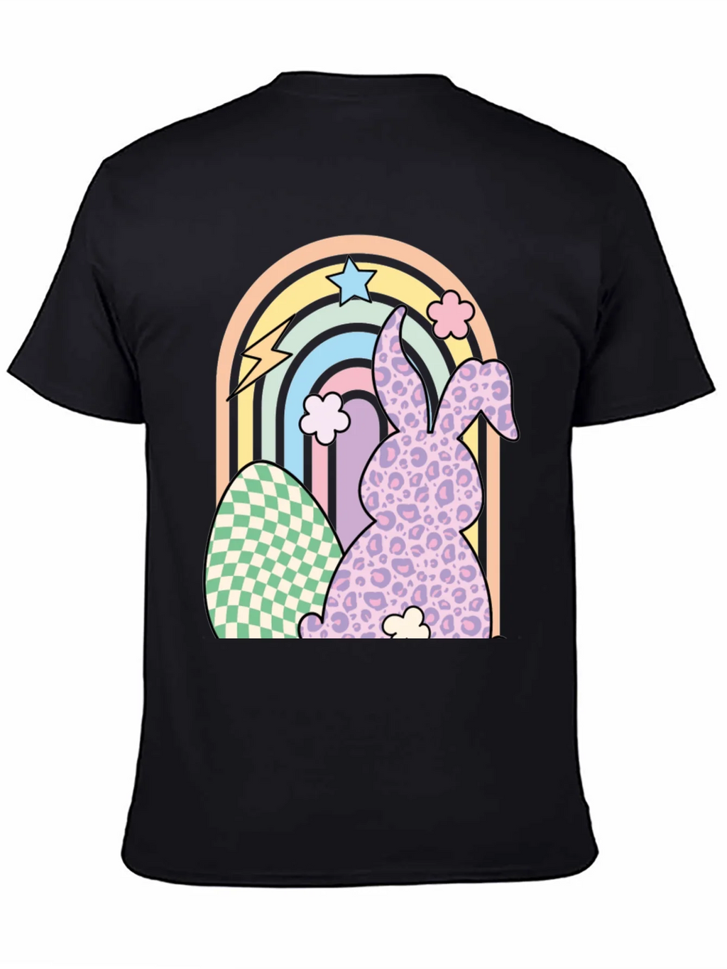 Easter Bunny Rainbow T-Shirt product image 4