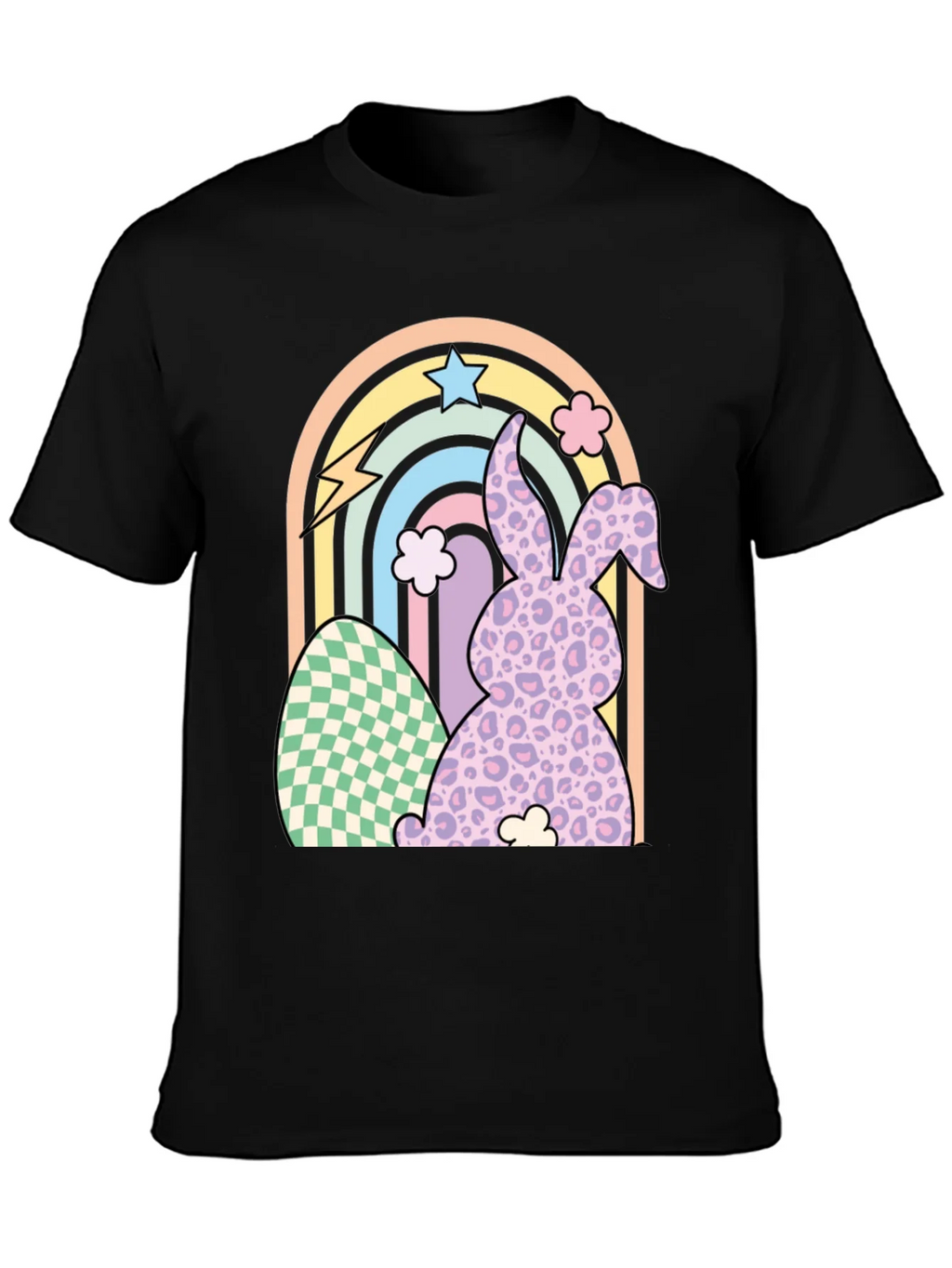 Easter Bunny Rainbow T-Shirt product image 3