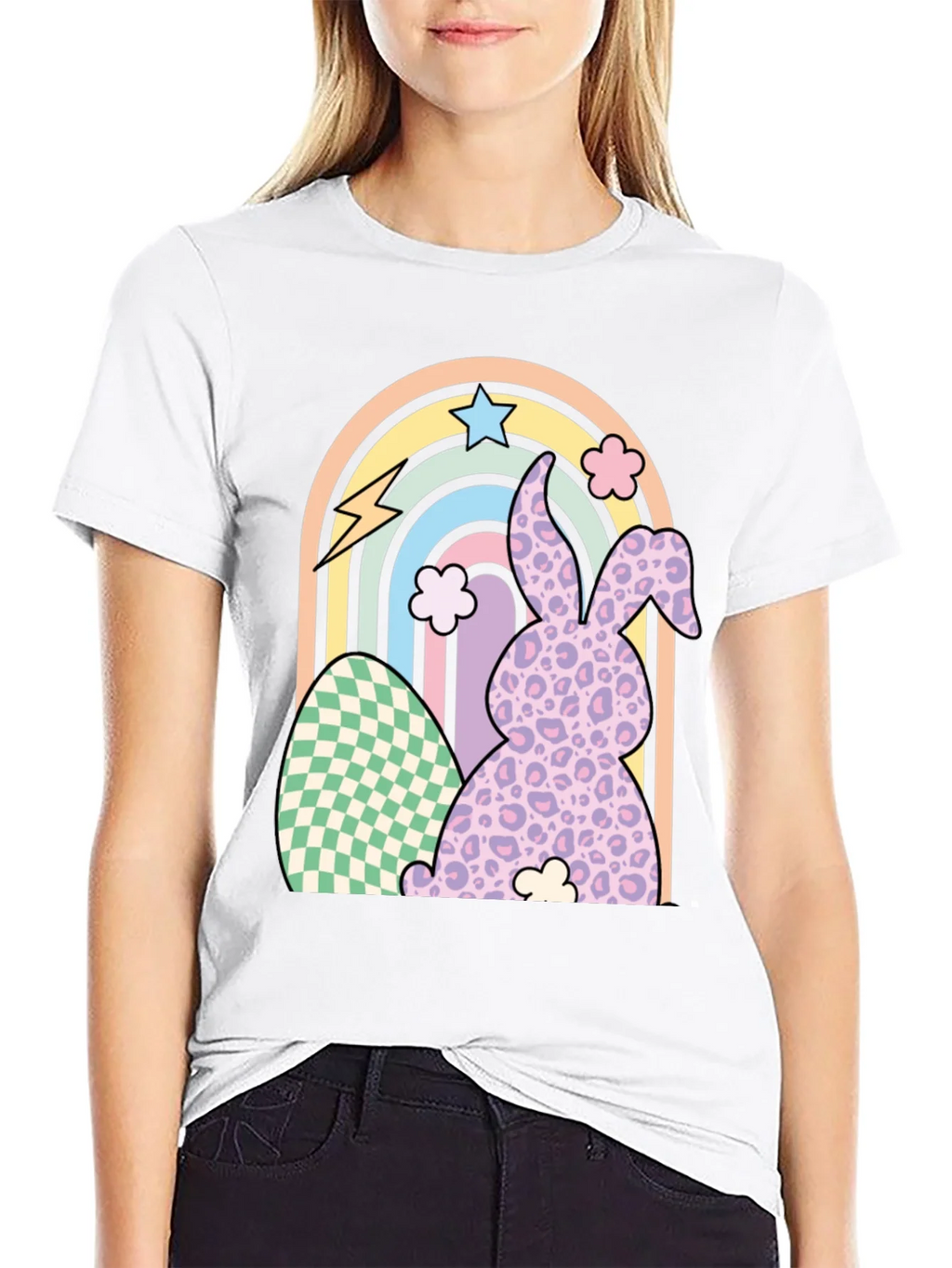 Easter Bunny Rainbow T-Shirt product image 8