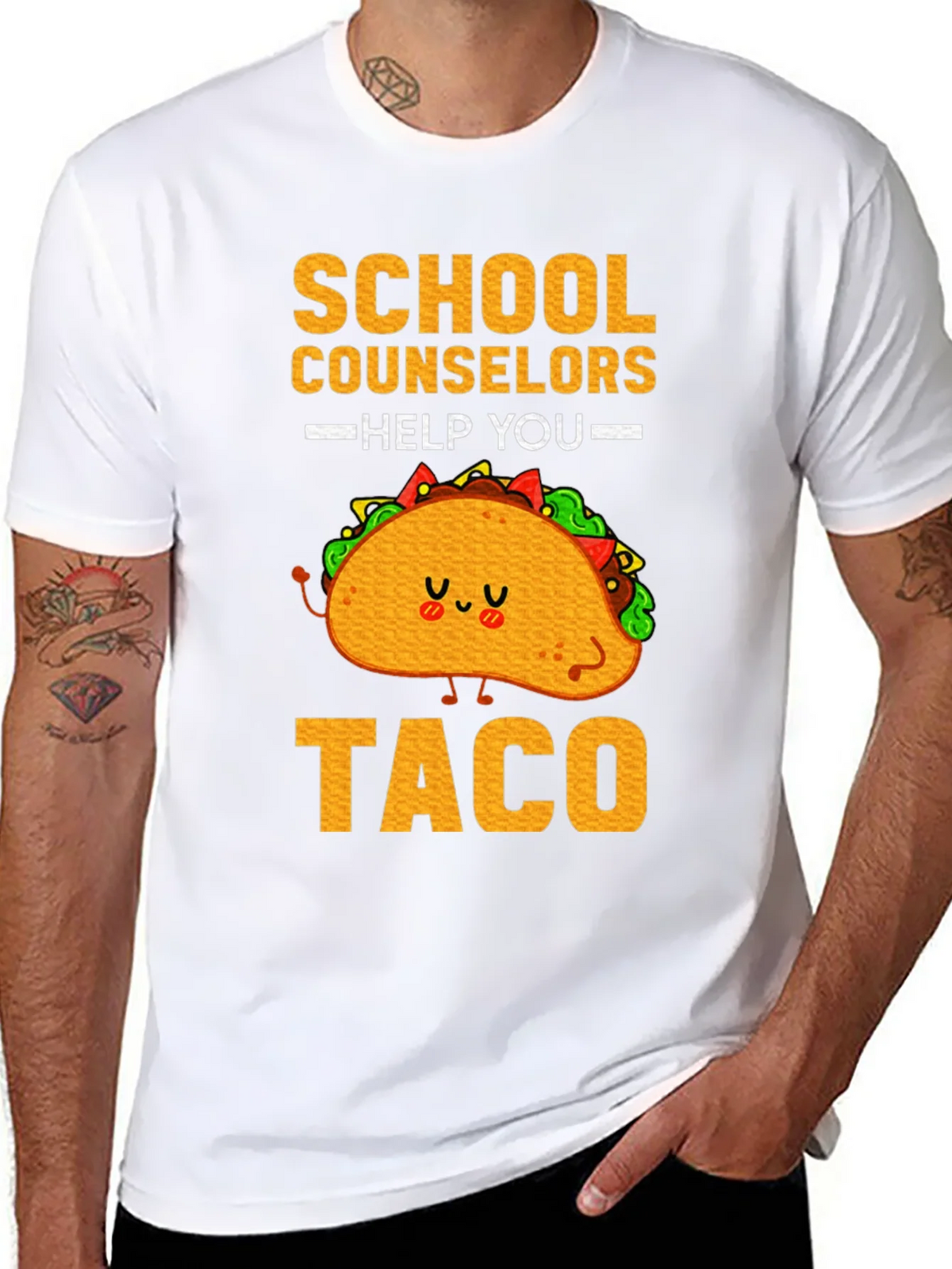 School Counselors Help You Taco T-Shirt product image 7