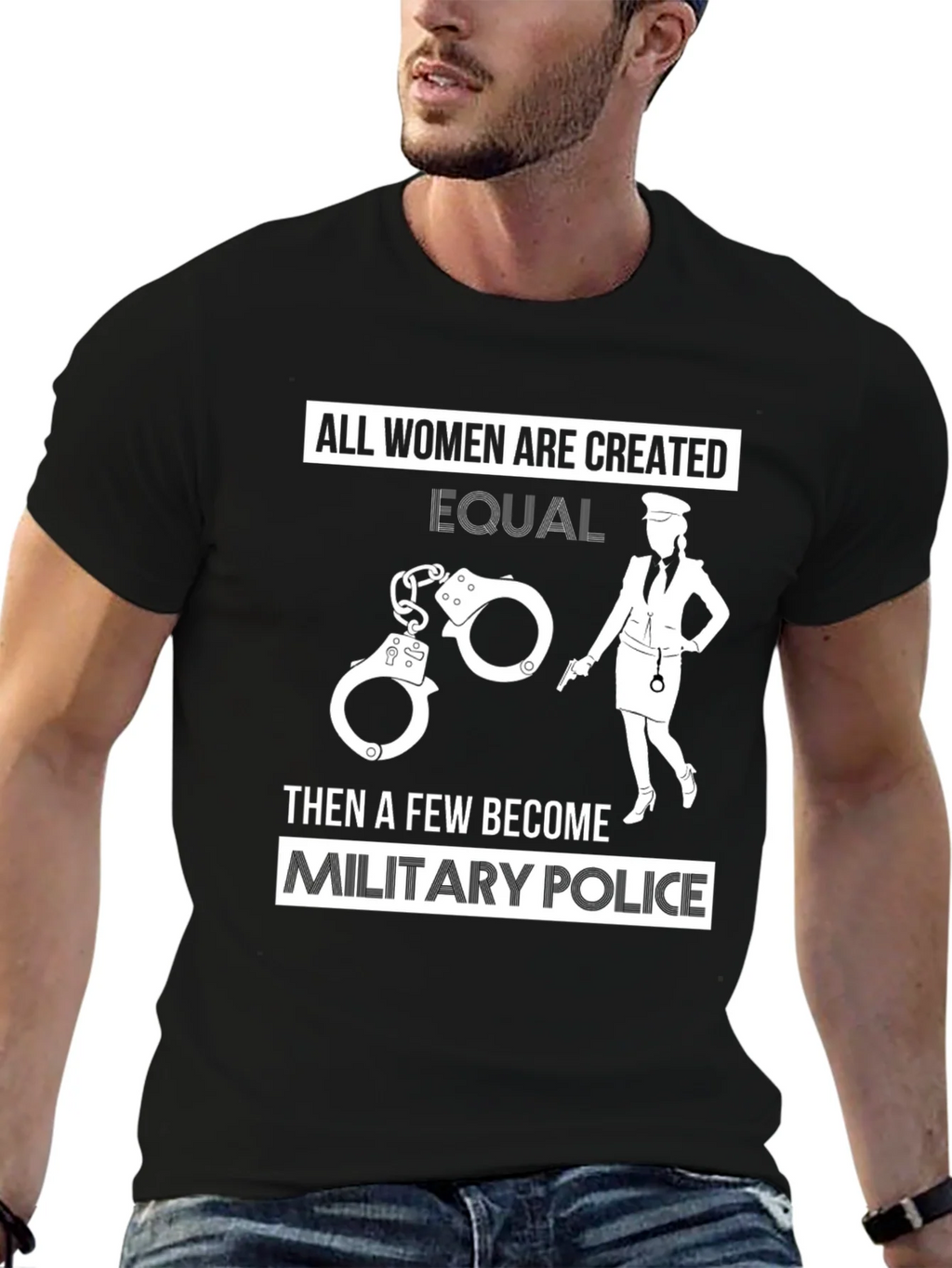 Military Police Womens Graphic T-Shirt product image 6