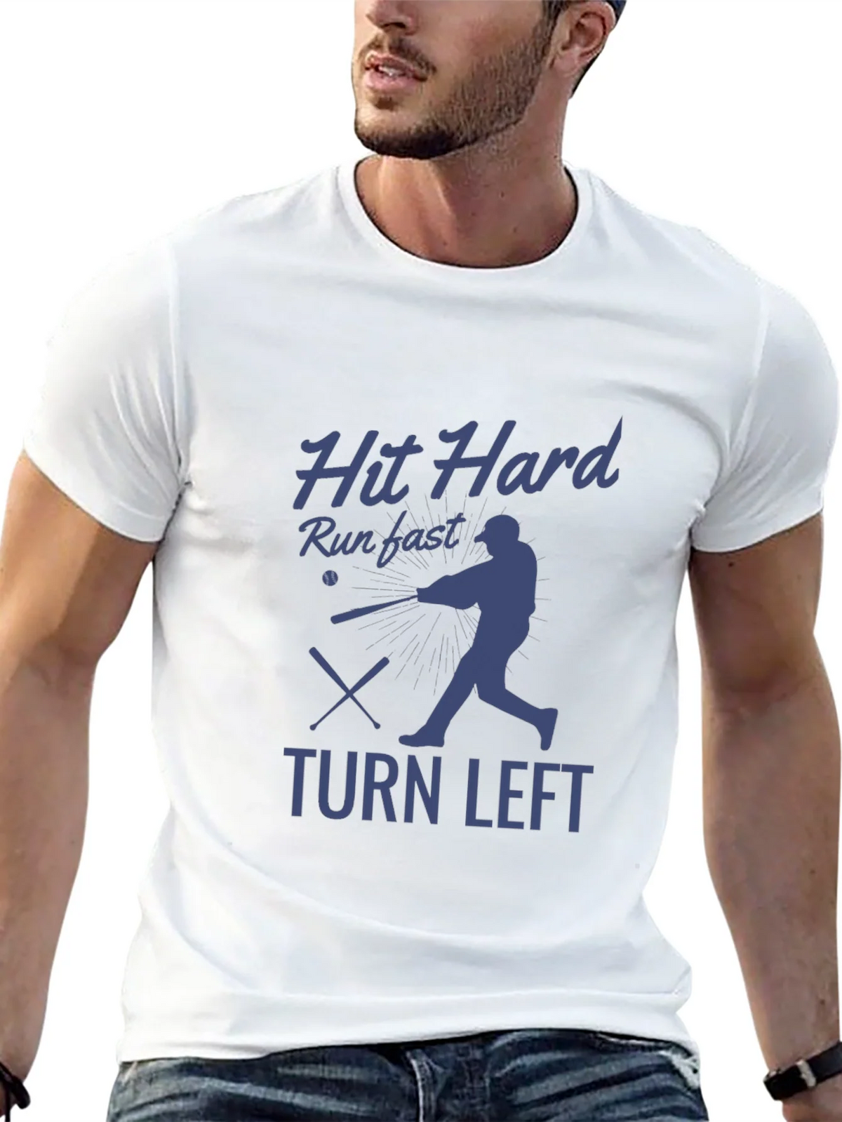 Hit Hard Baseball T-Shirt product image 10