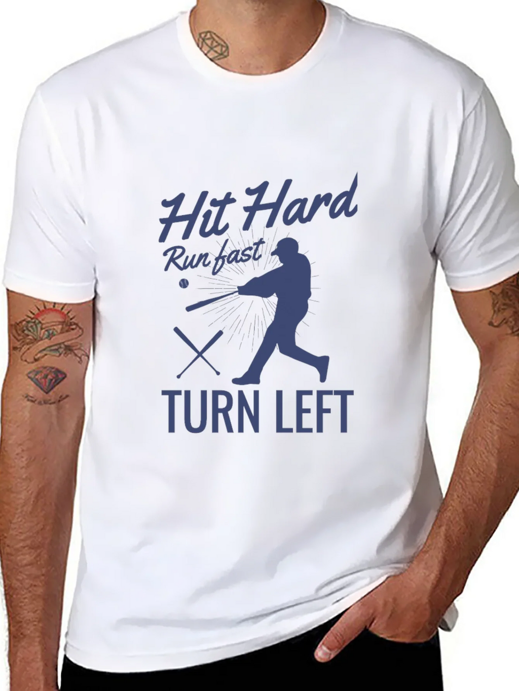 Hit Hard Baseball T-Shirt product image 7