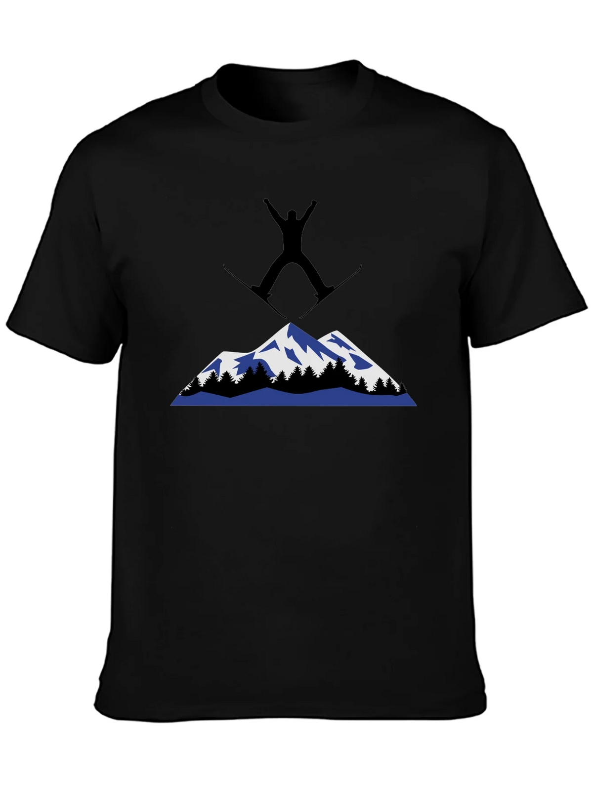 Mountain Skiing Graphic T-Shirt product image 3