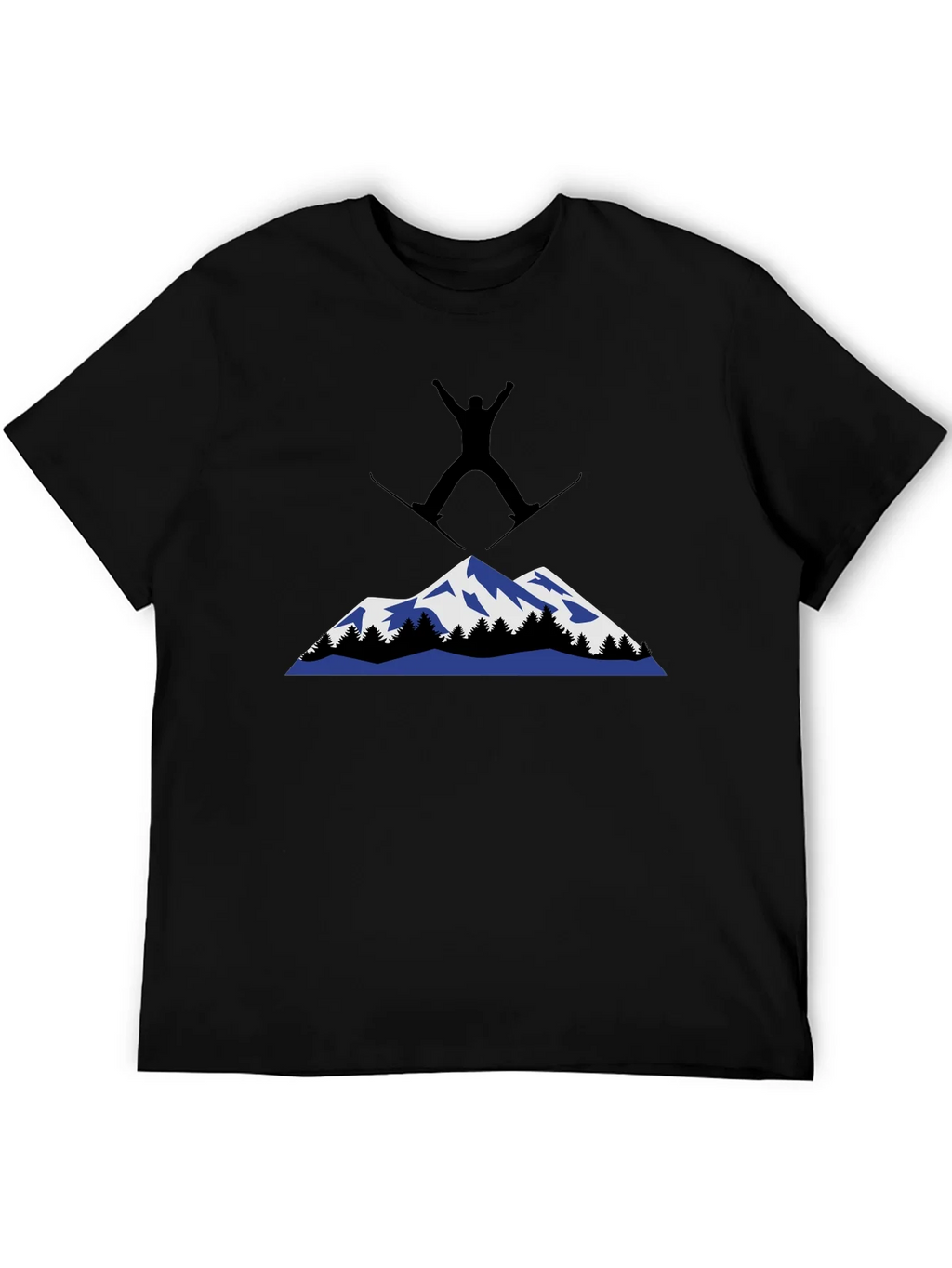 Mountain Skiing Graphic T-Shirt product image 5