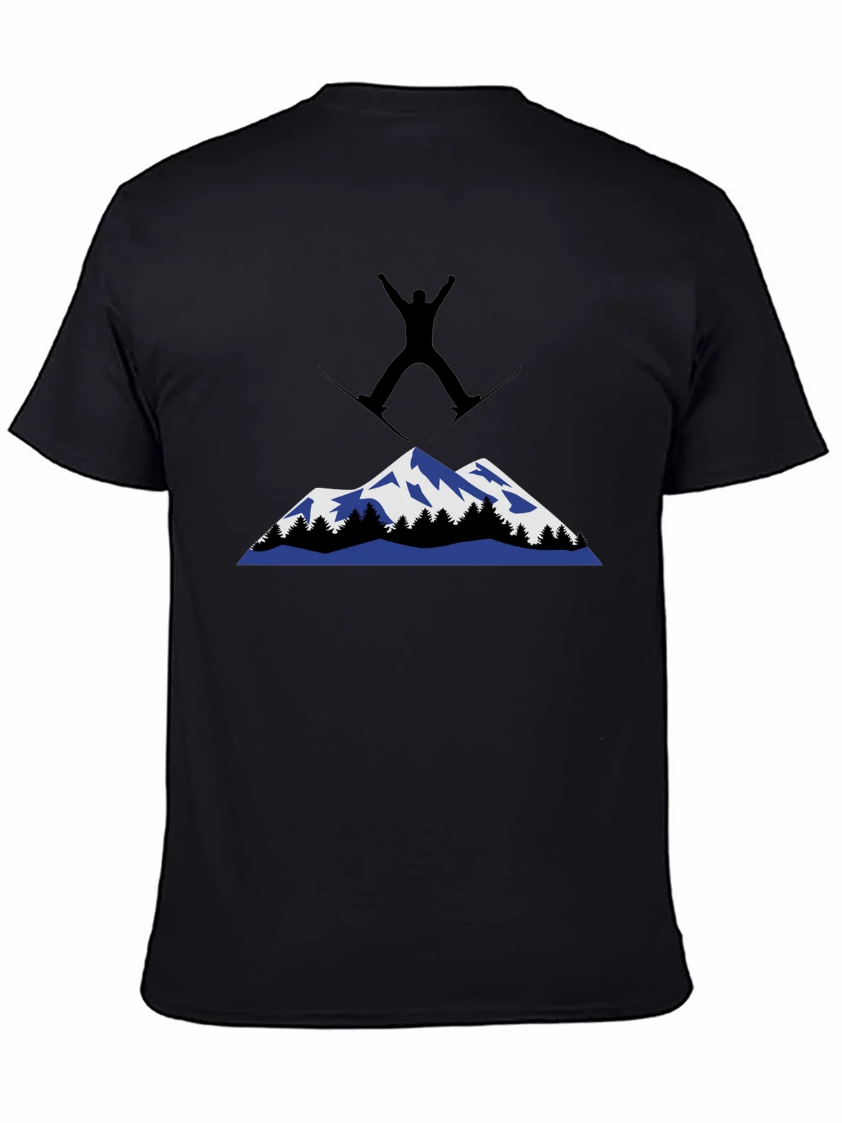 Mountain Skiing Graphic T-Shirt product image 4