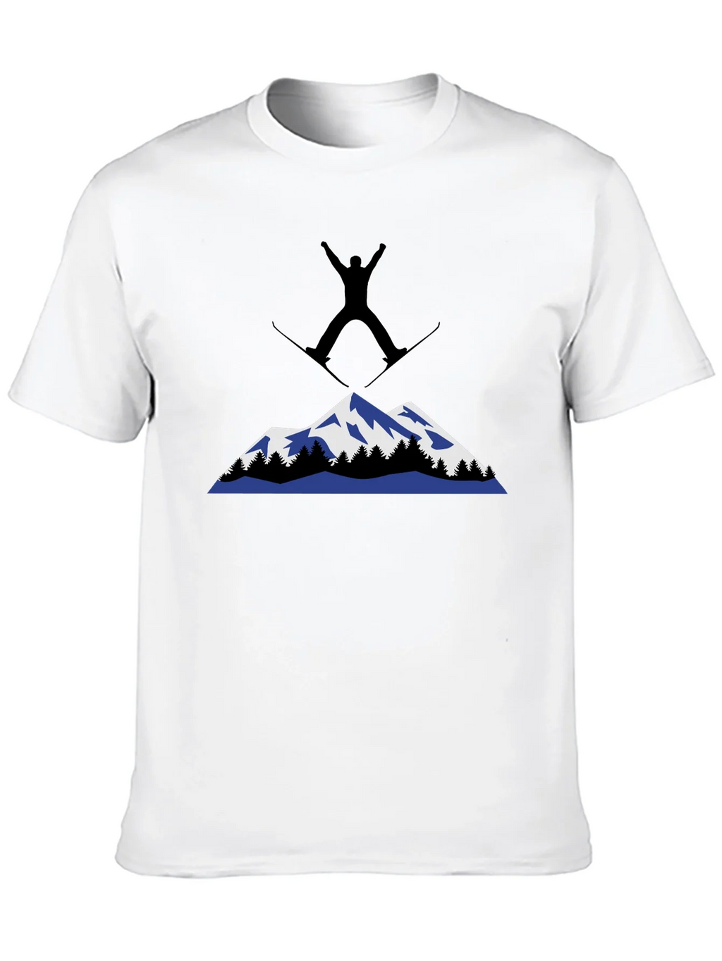 Mountain Skiing Graphic T-Shirt product image 9