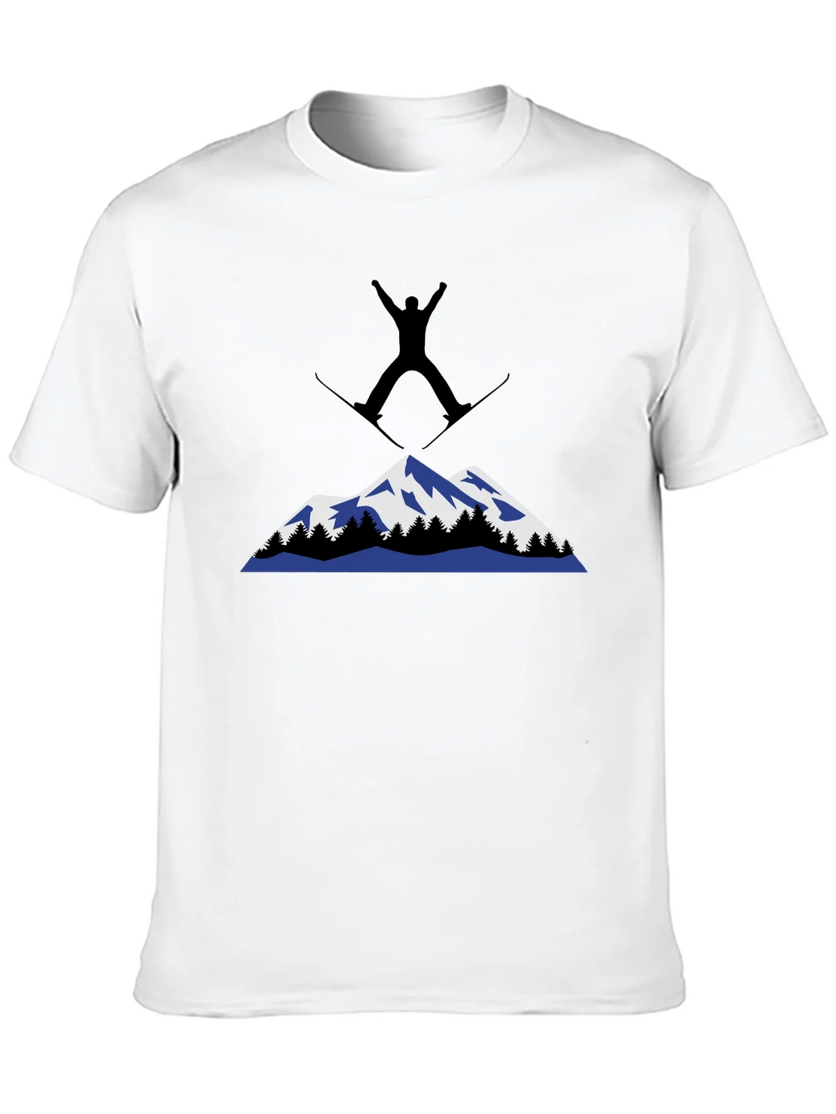 Mountain Skiing Graphic T-Shirt product image 9