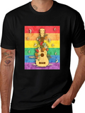 Rainbow Ukulele Graphic Tee product image 1