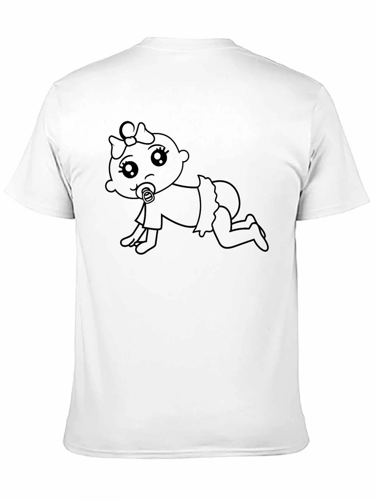 Cute Baby Graphic Tee - Black T-Shirt product image 10