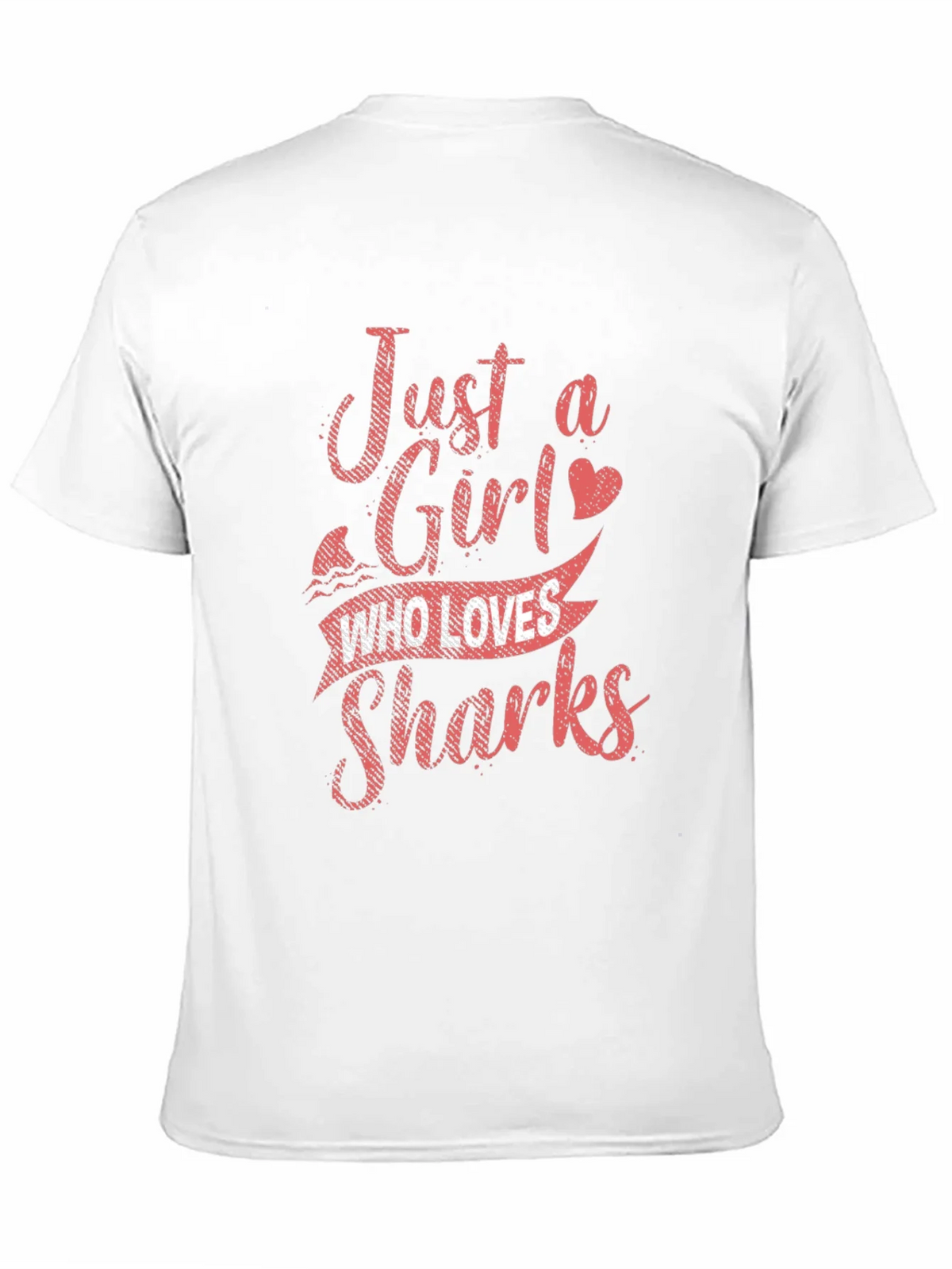 Just a Girl Who Loves Sharks Graphic T-Shirt product image 8