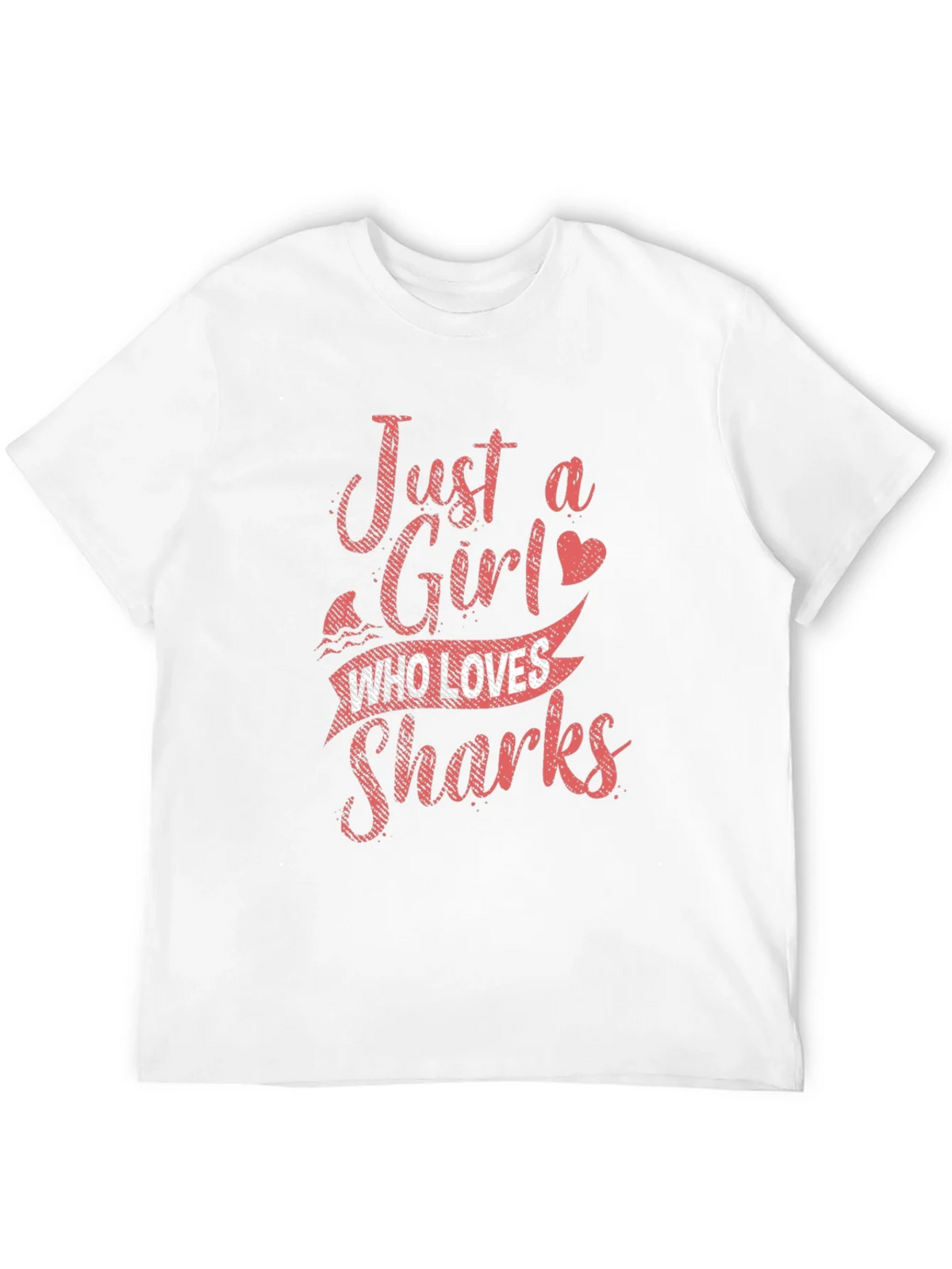 Just a Girl Who Loves Sharks Graphic T-Shirt product image 9