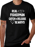 Real Fisherman Catch & Release T-Shirt product image 1