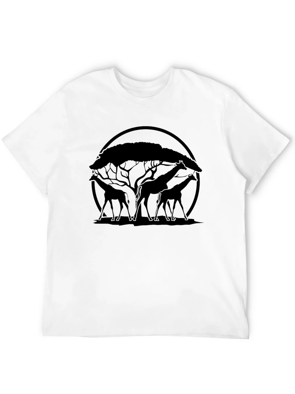 Giraffe Silhouette Graphic Tee product image 11