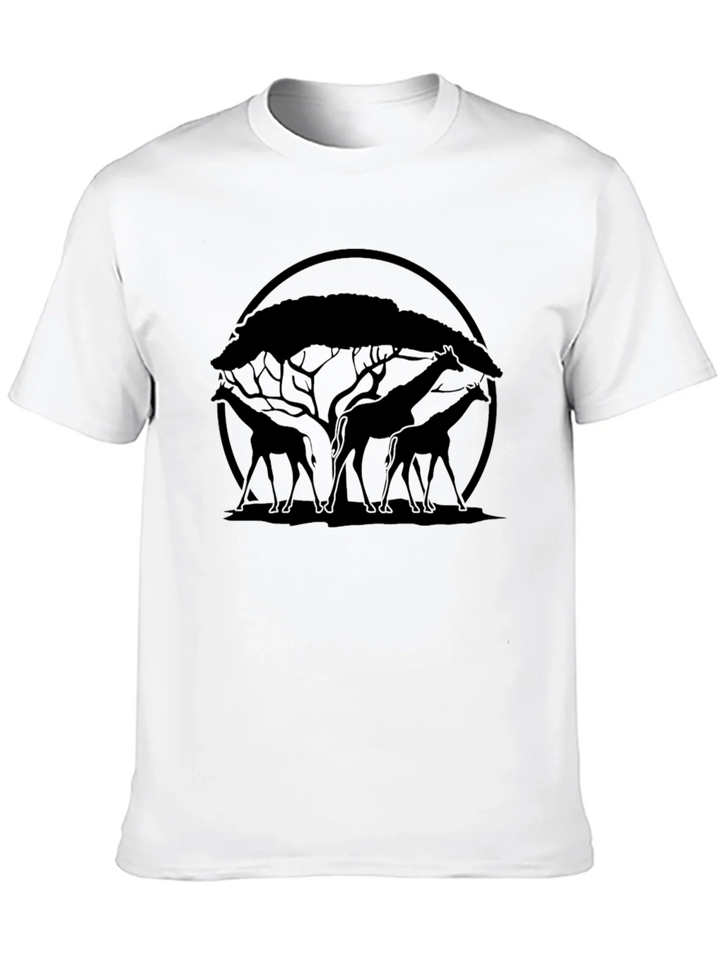 Giraffe Silhouette Graphic Tee product image 9