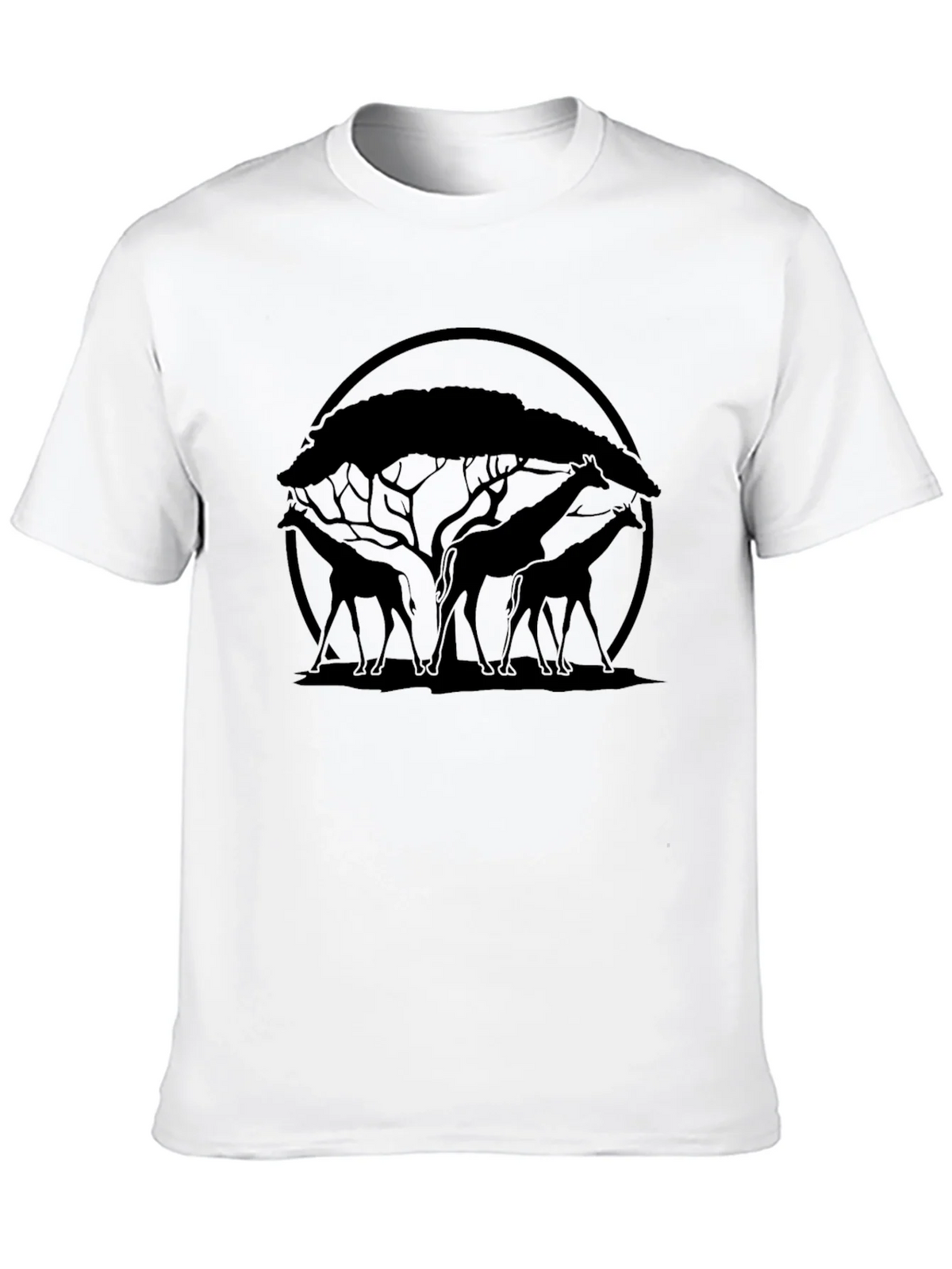 Giraffe Silhouette Graphic Tee product image 9