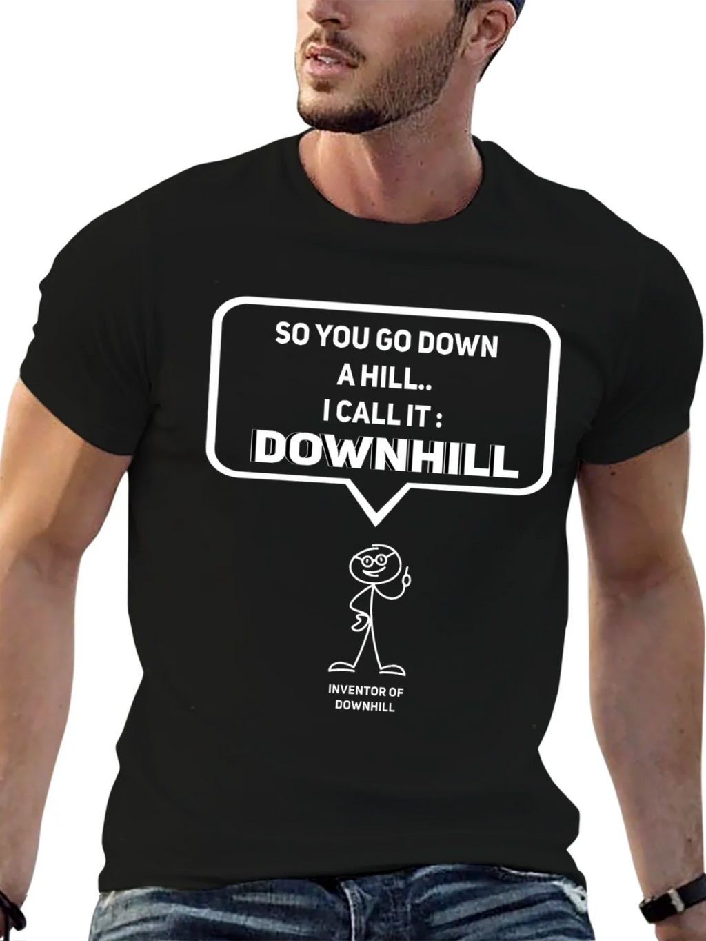 Funny Downhill Inventor T-Shirt product image 3