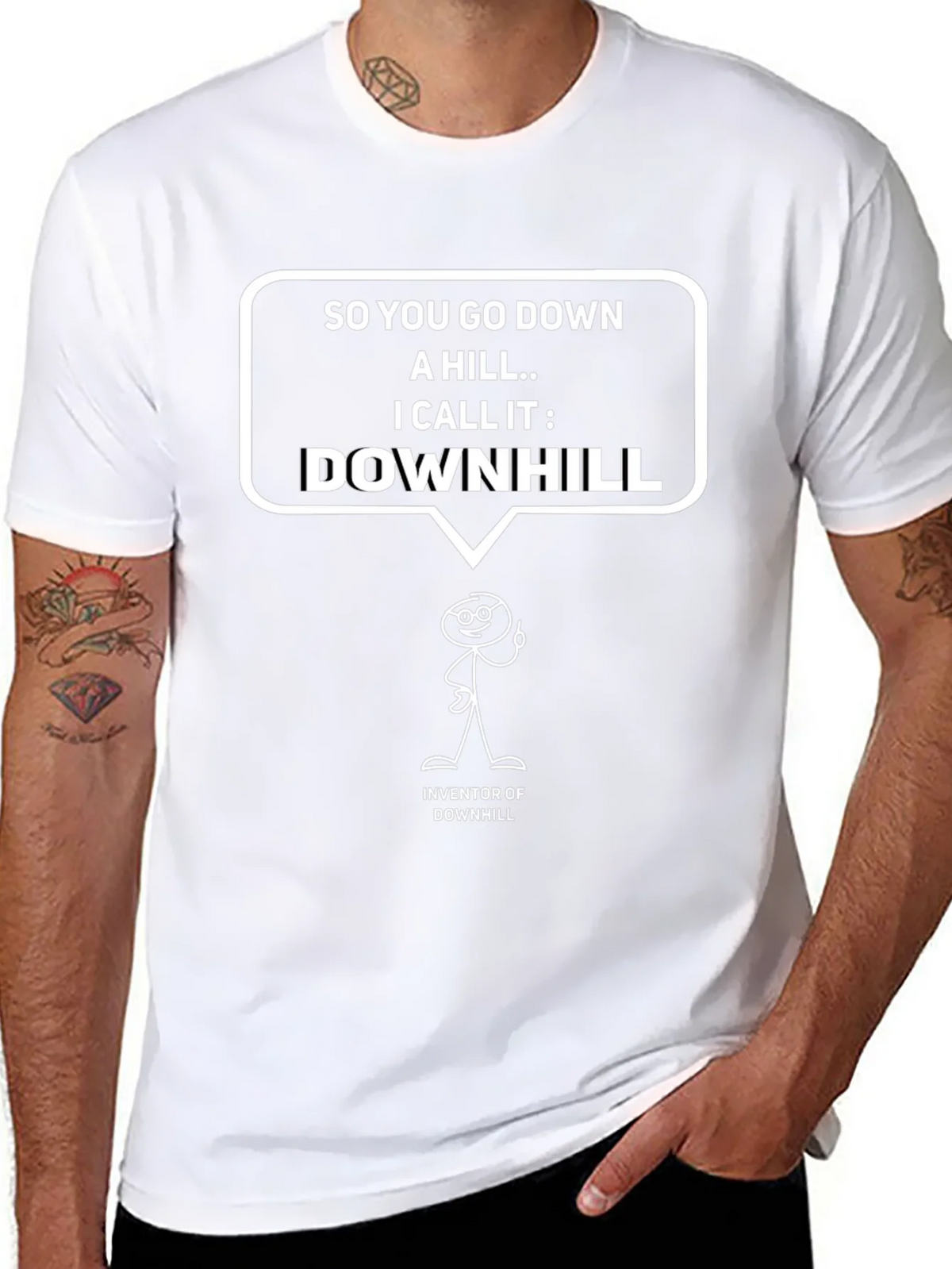 Funny Downhill Inventor T-Shirt product image 4