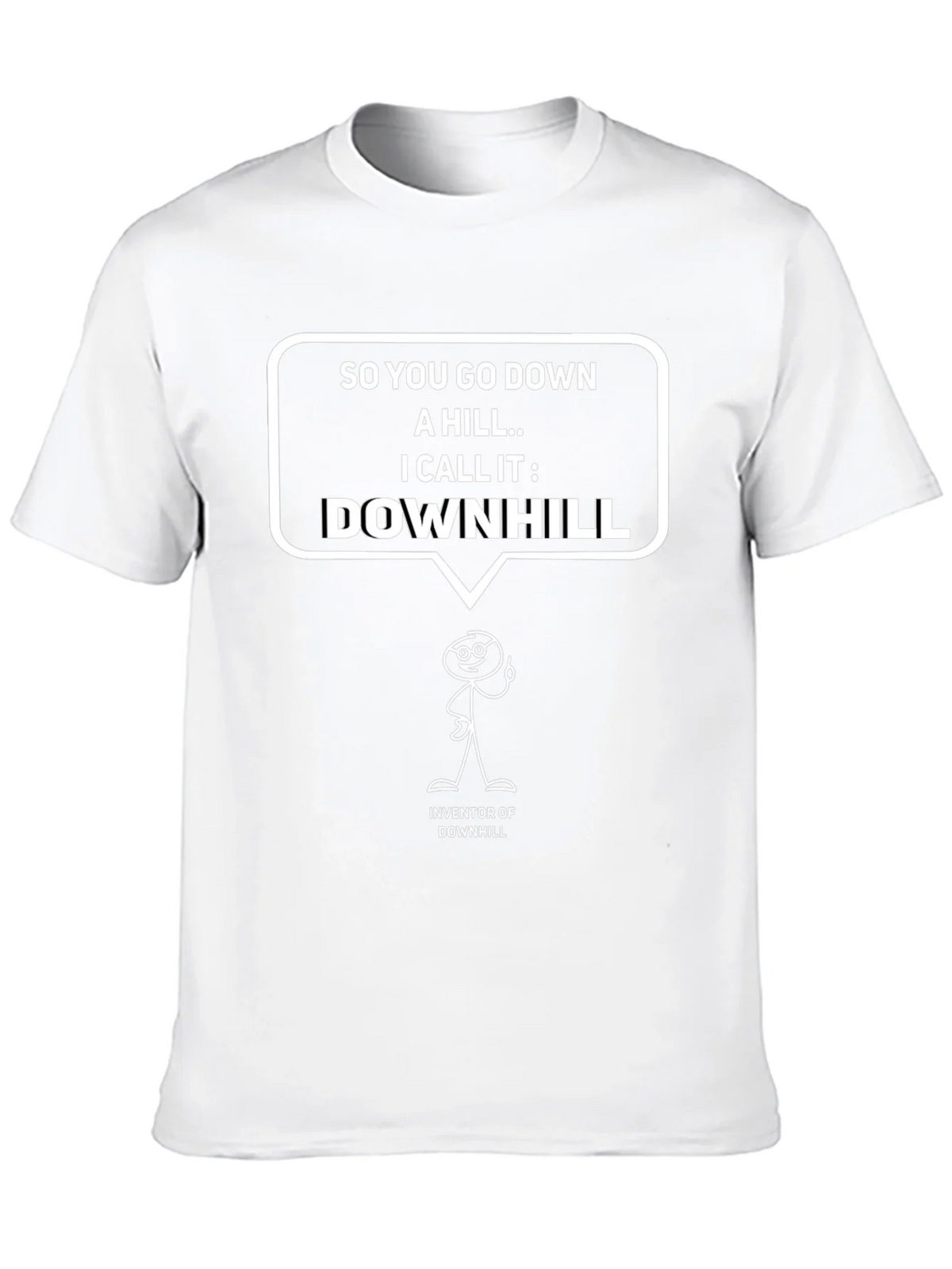 Funny Downhill Inventor T-Shirt product image 5