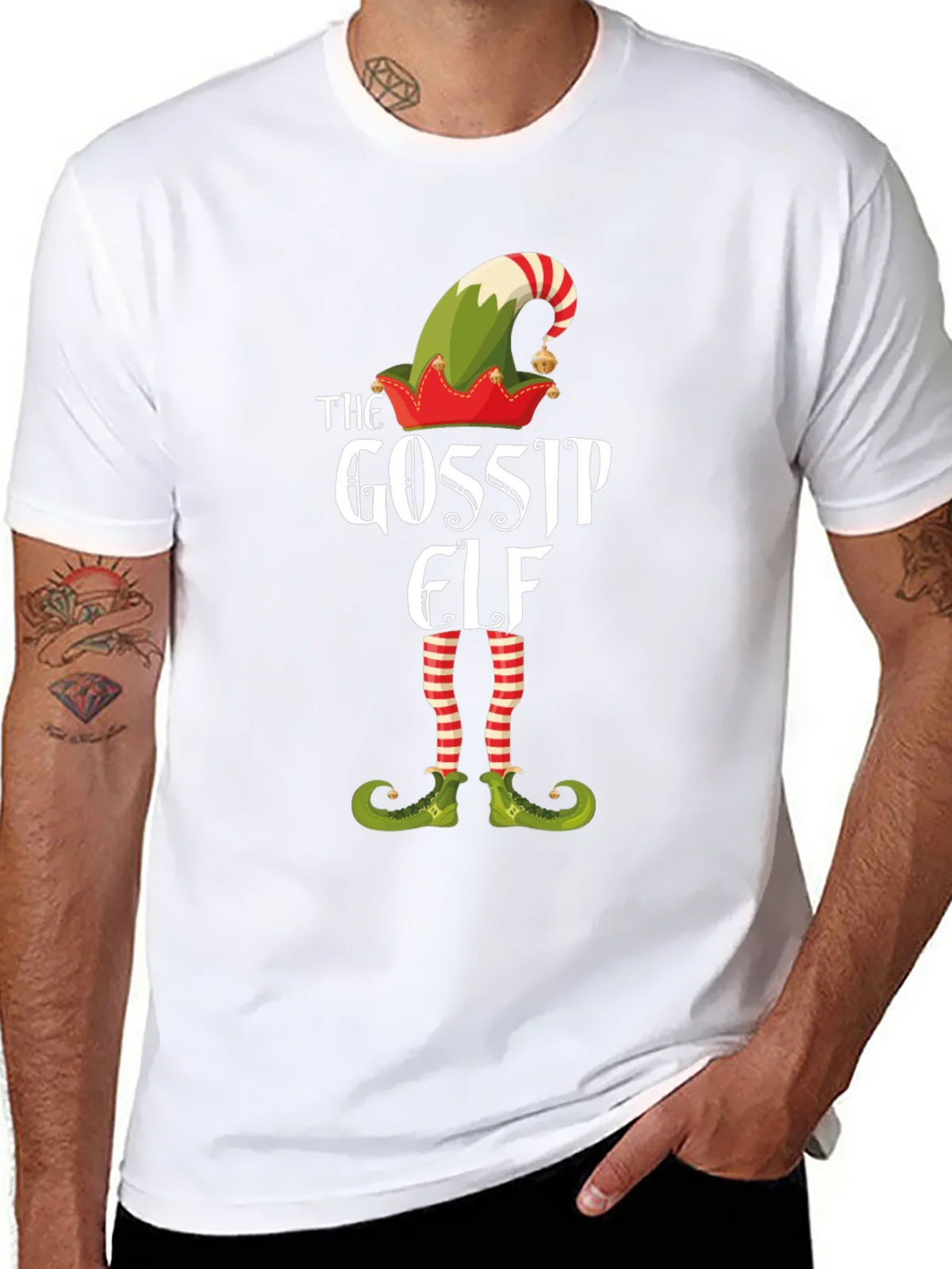Gossip Elf Holiday T-Shirt product image 7