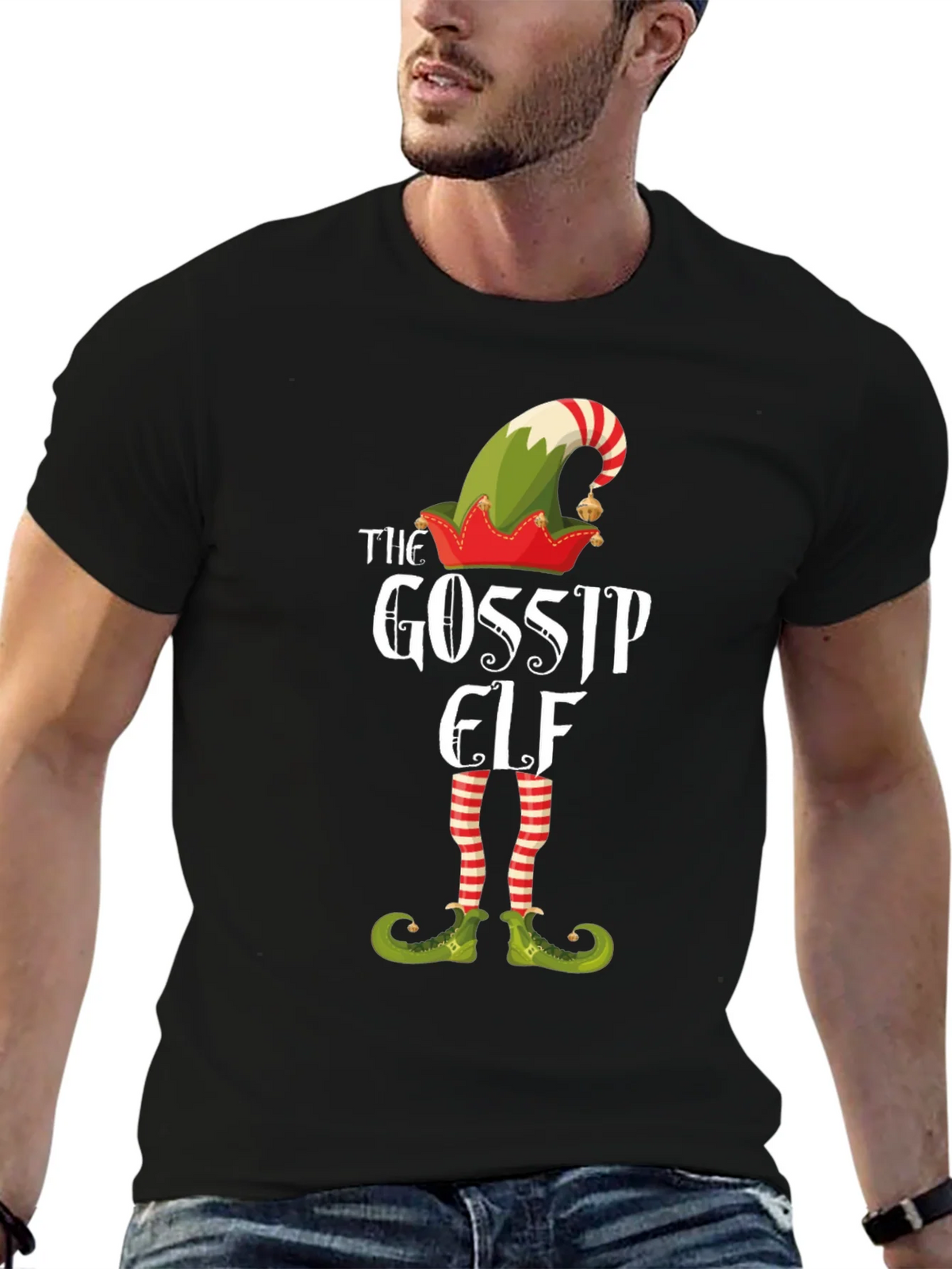 Gossip Elf Holiday T-Shirt product image 6