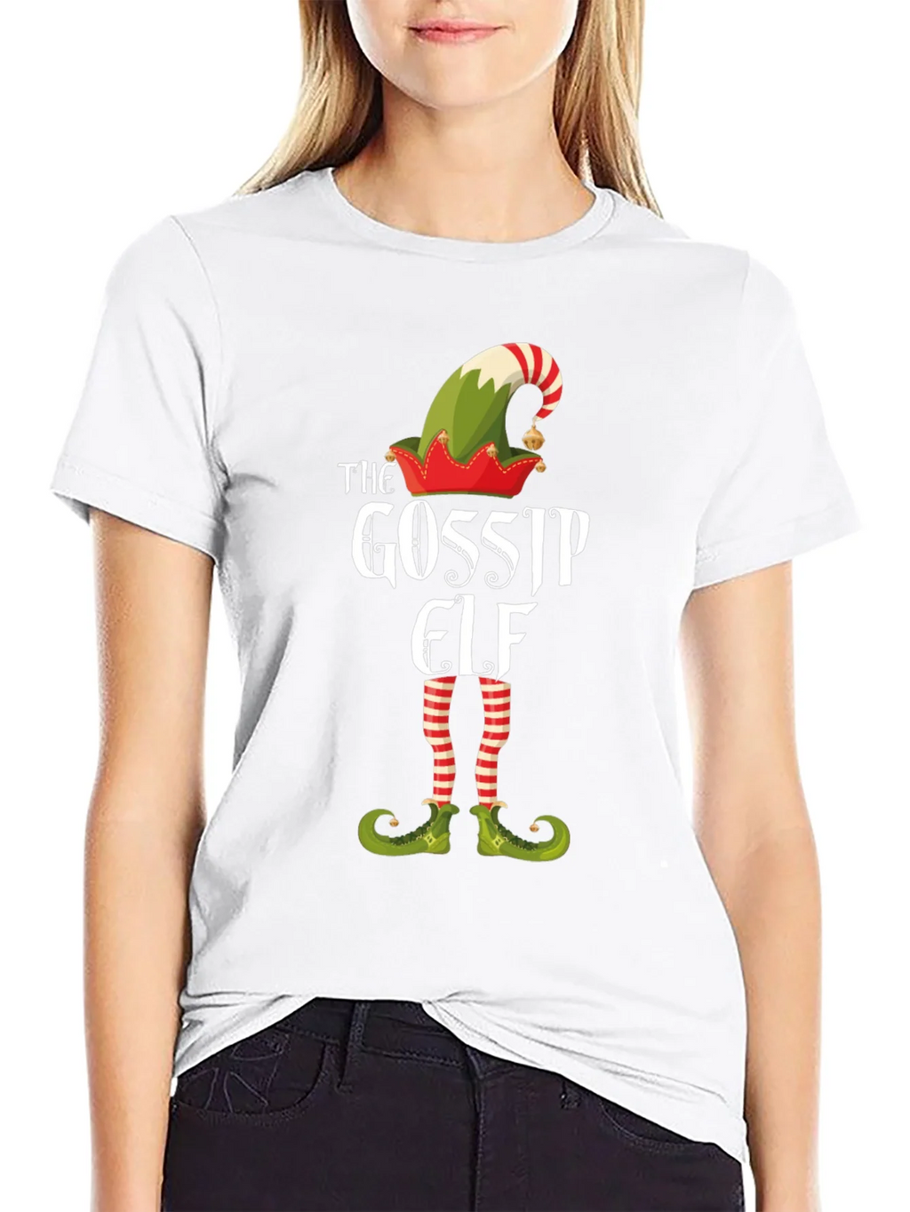 Gossip Elf Holiday T-Shirt product image 8