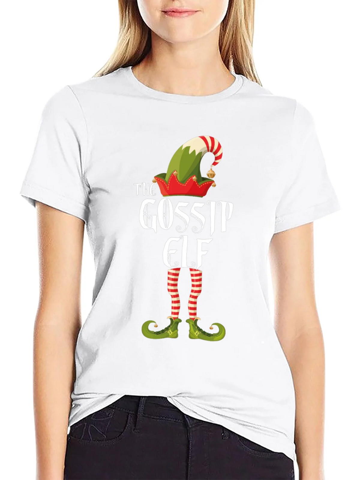 Gossip Elf Holiday T-Shirt product image 8