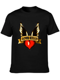 Love Kills Graphic Tee - Edgy Winged Heart Design product image 1