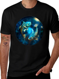 Pisces Zodiac T-Shirt - Artistic Fish Design product image 1