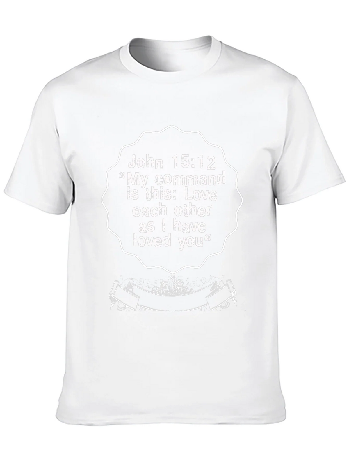 John 15:12 Graphic T-Shirt - Love One Another product image 9