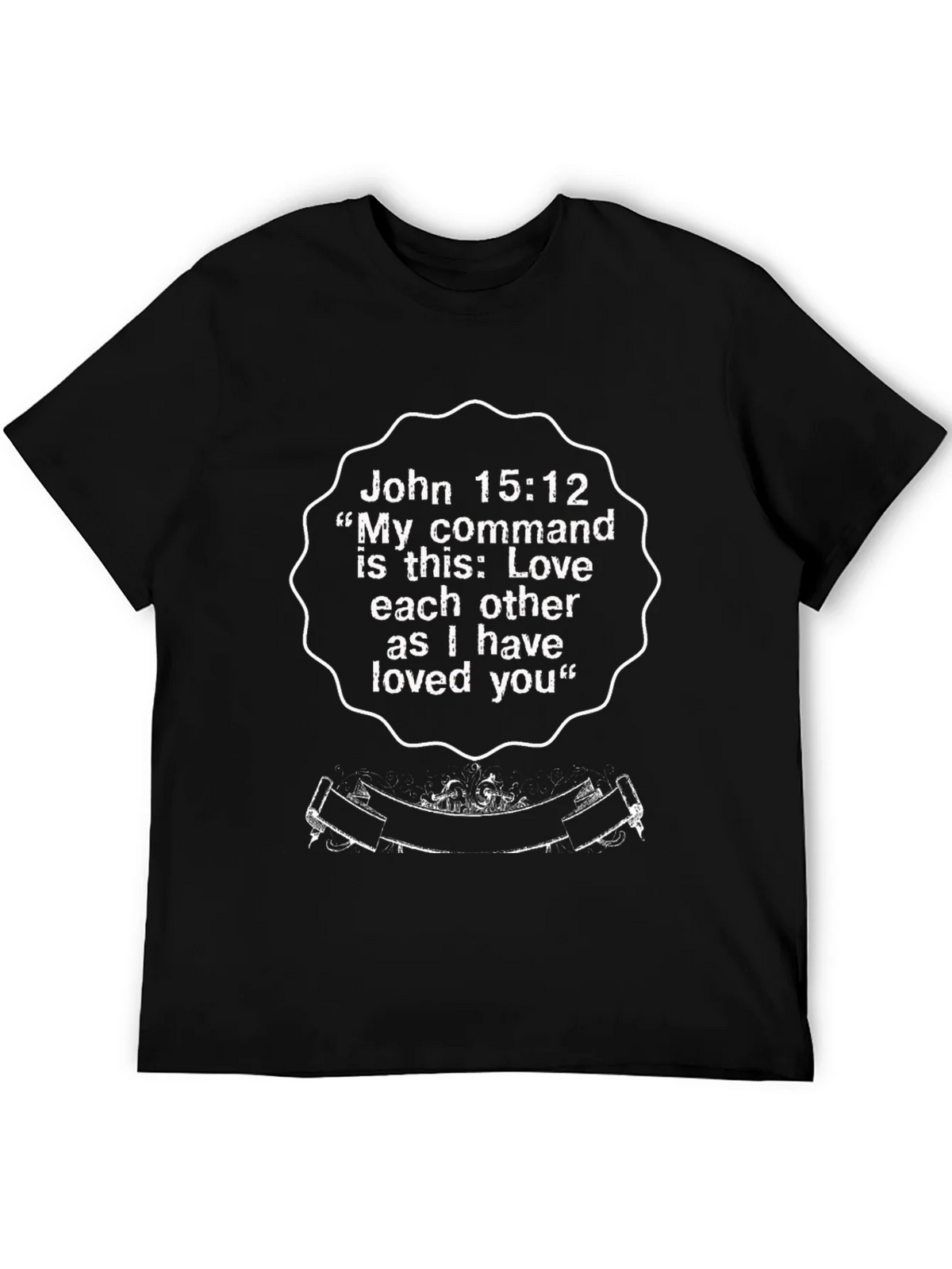 John 15:12 Graphic T-Shirt - Love One Another product image 5