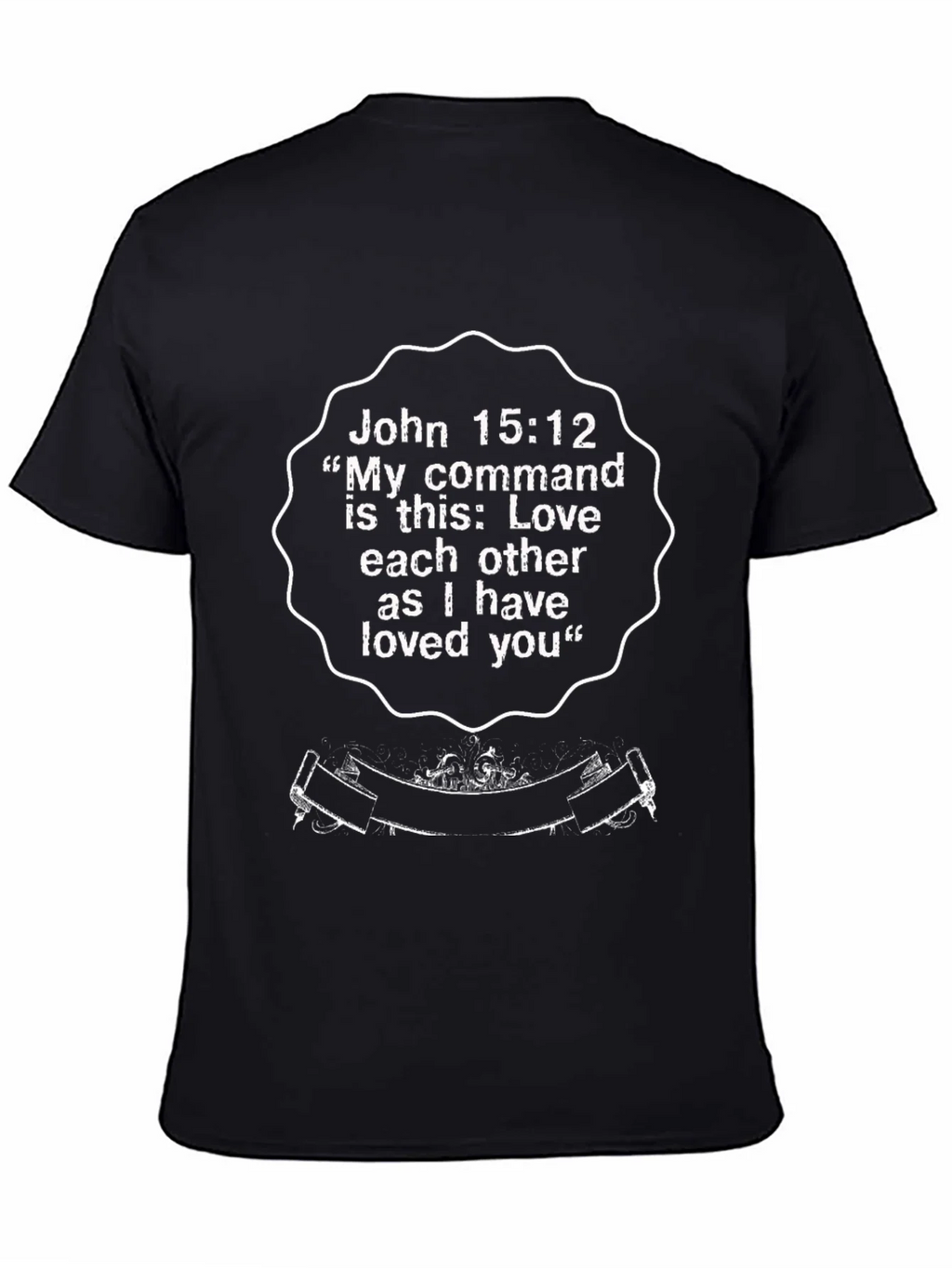 John 15:12 Graphic T-Shirt - Love One Another product image 4