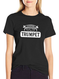 Trumpet Player T-Shirt - Id Rather Play the product image 1