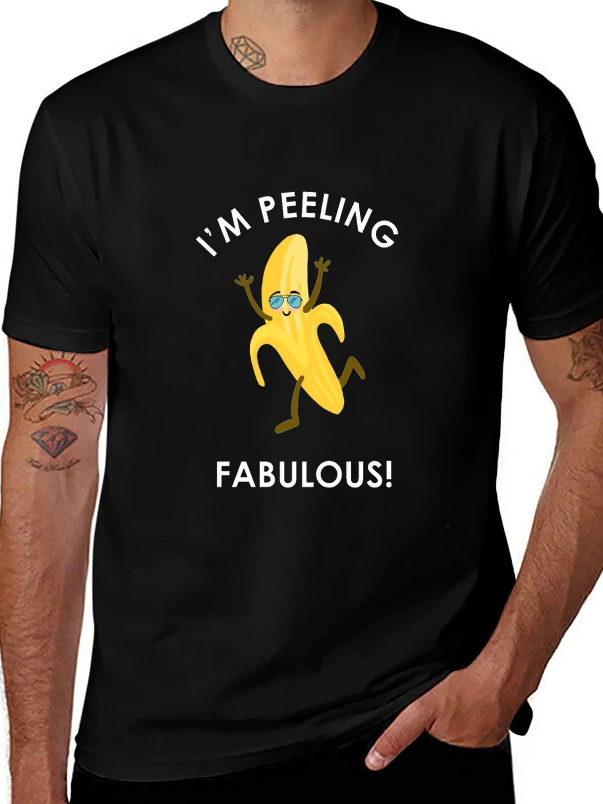 Im Peeling Fabulous Black T-Shirt product image 1