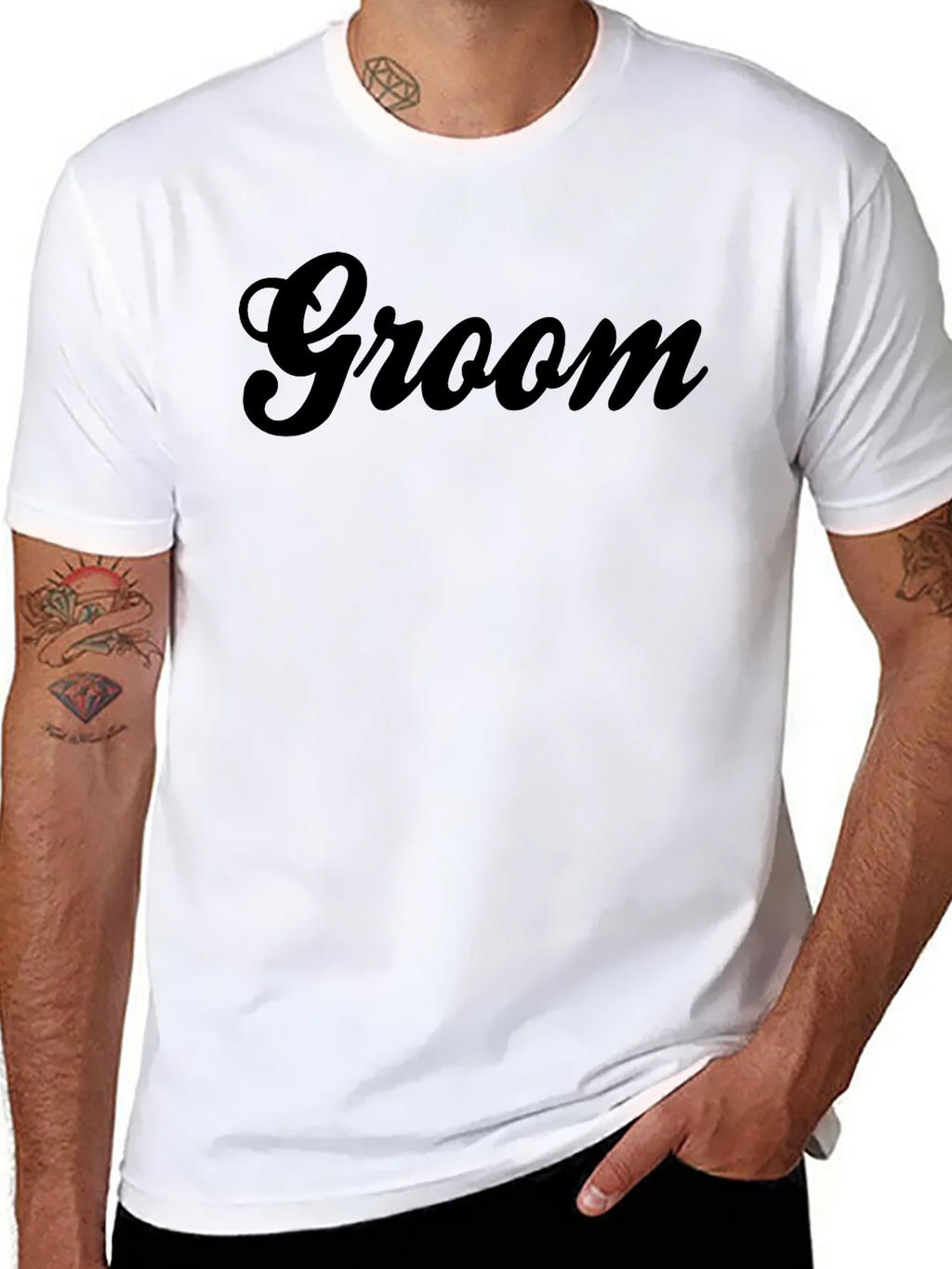 Groom Crewneck T-Shirt product image 7