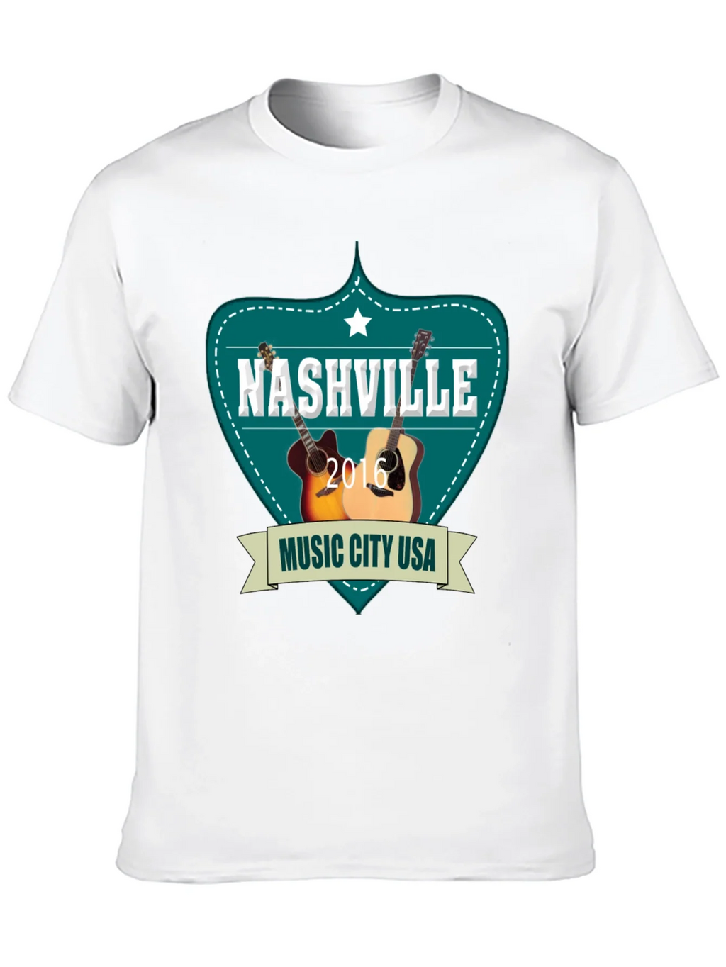 Nashville Music City USA Guitar T-Shirt product image 9