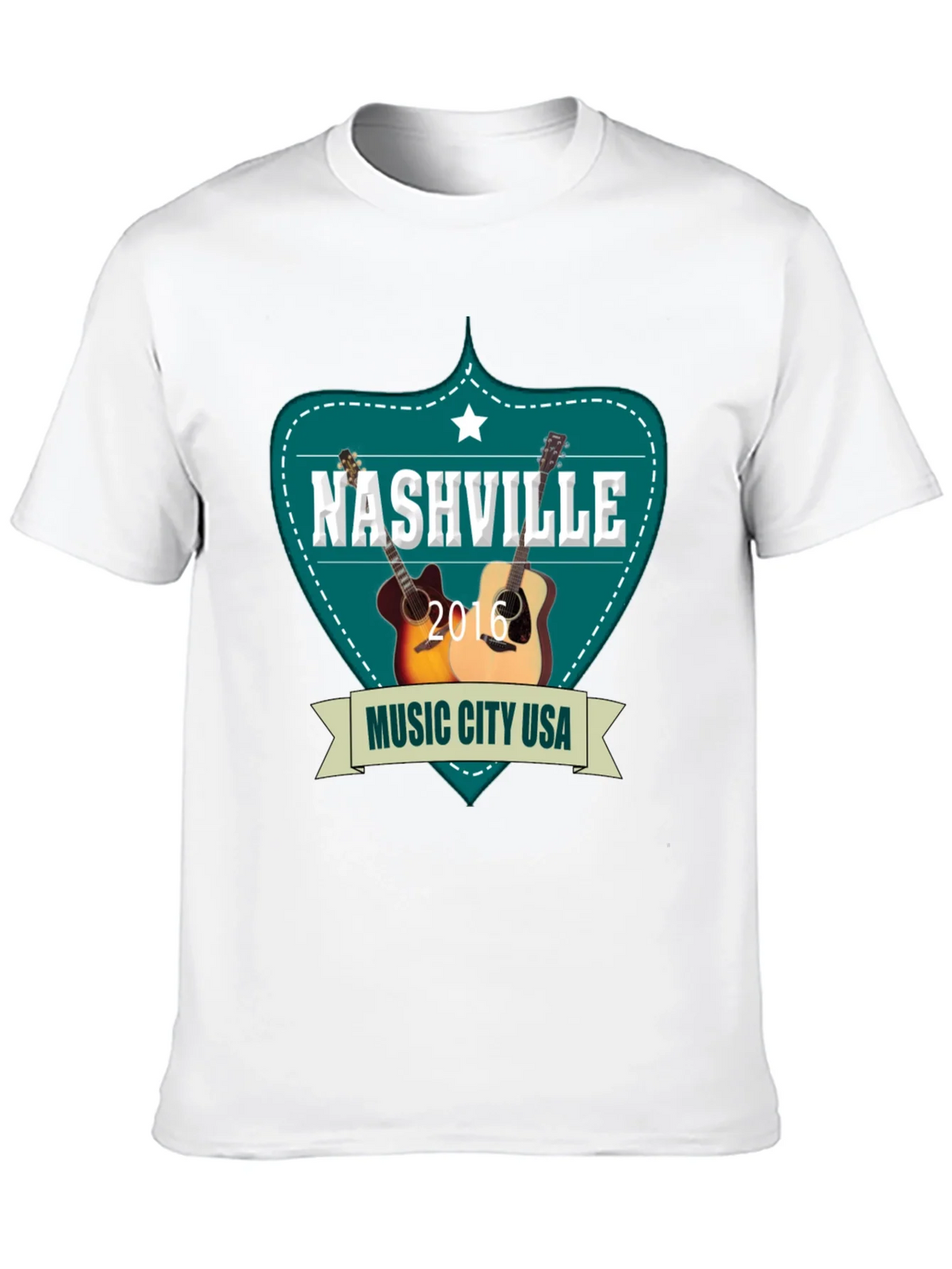 Nashville Music City USA Guitar T-Shirt product image 9
