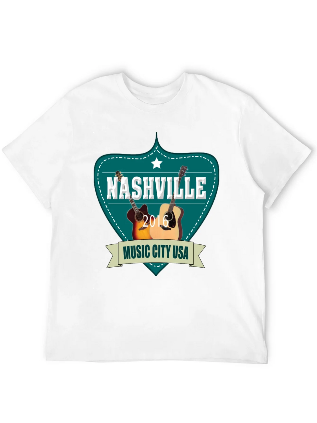 Nashville Music City USA Guitar T-Shirt product image 11