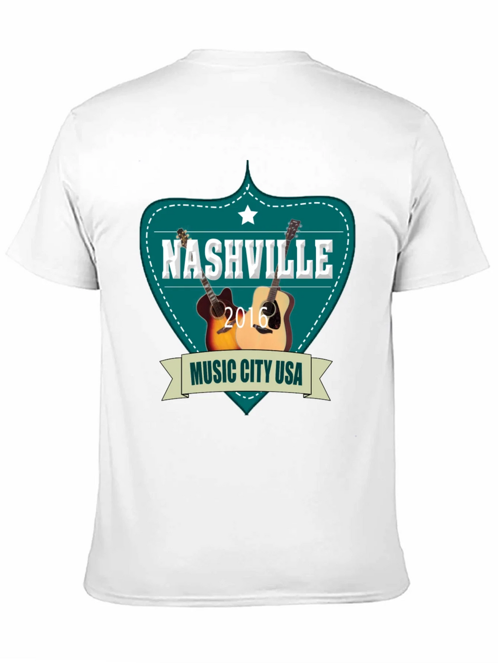 Nashville Music City USA Guitar T-Shirt product image 10