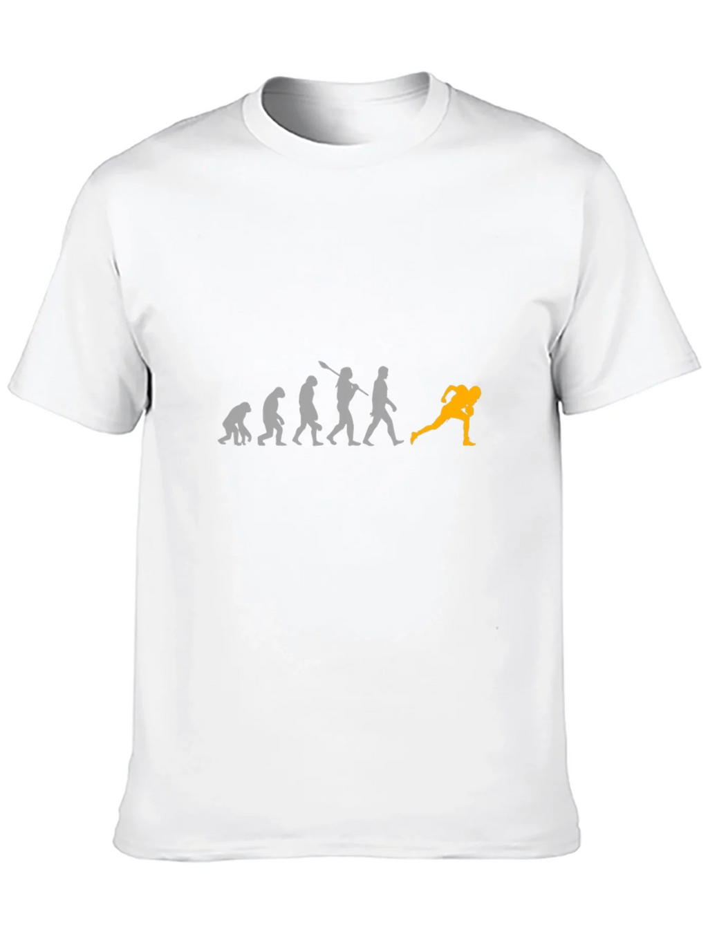 Evolution of Football Black T-Shirt product image 9