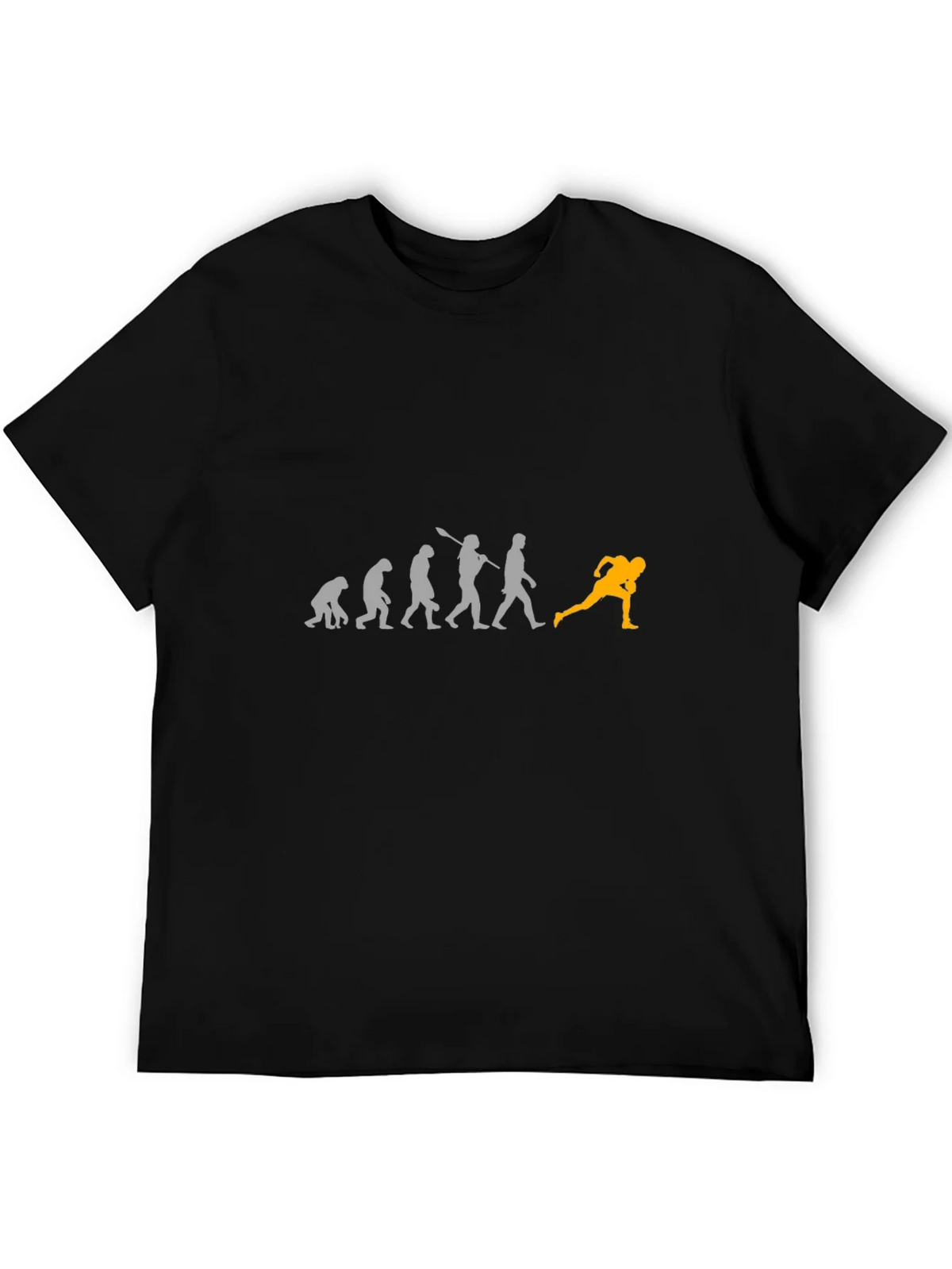 Evolution of Football Black T-Shirt product image 5
