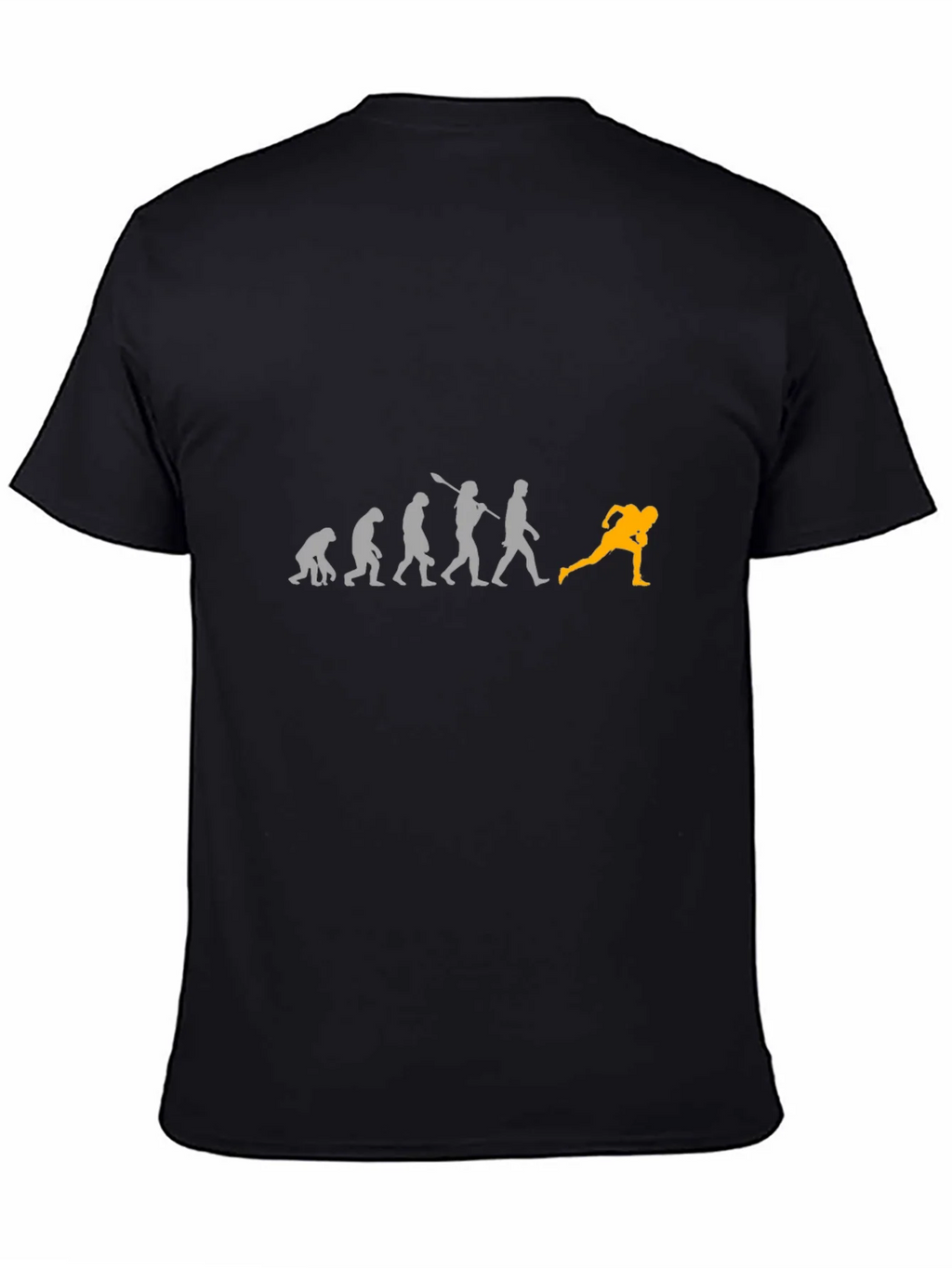 Evolution of Football Black T-Shirt product image 4