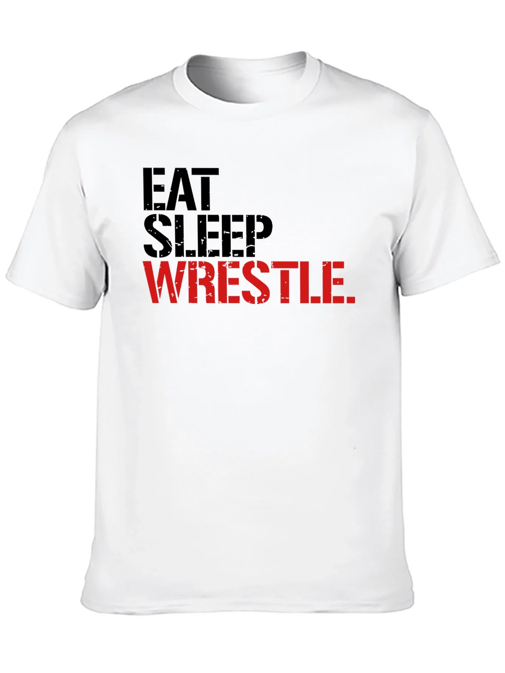 Eat Sleep Wrestle Black Graphic Tee product image 9
