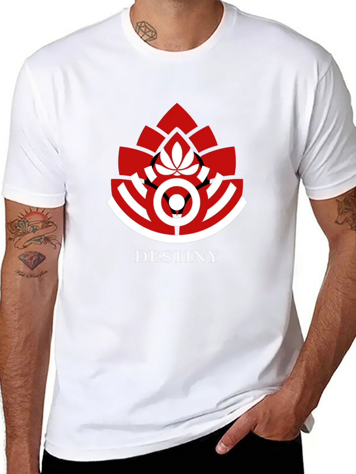 Destiny Logo Graphic Print Black T-Shirt product image 7