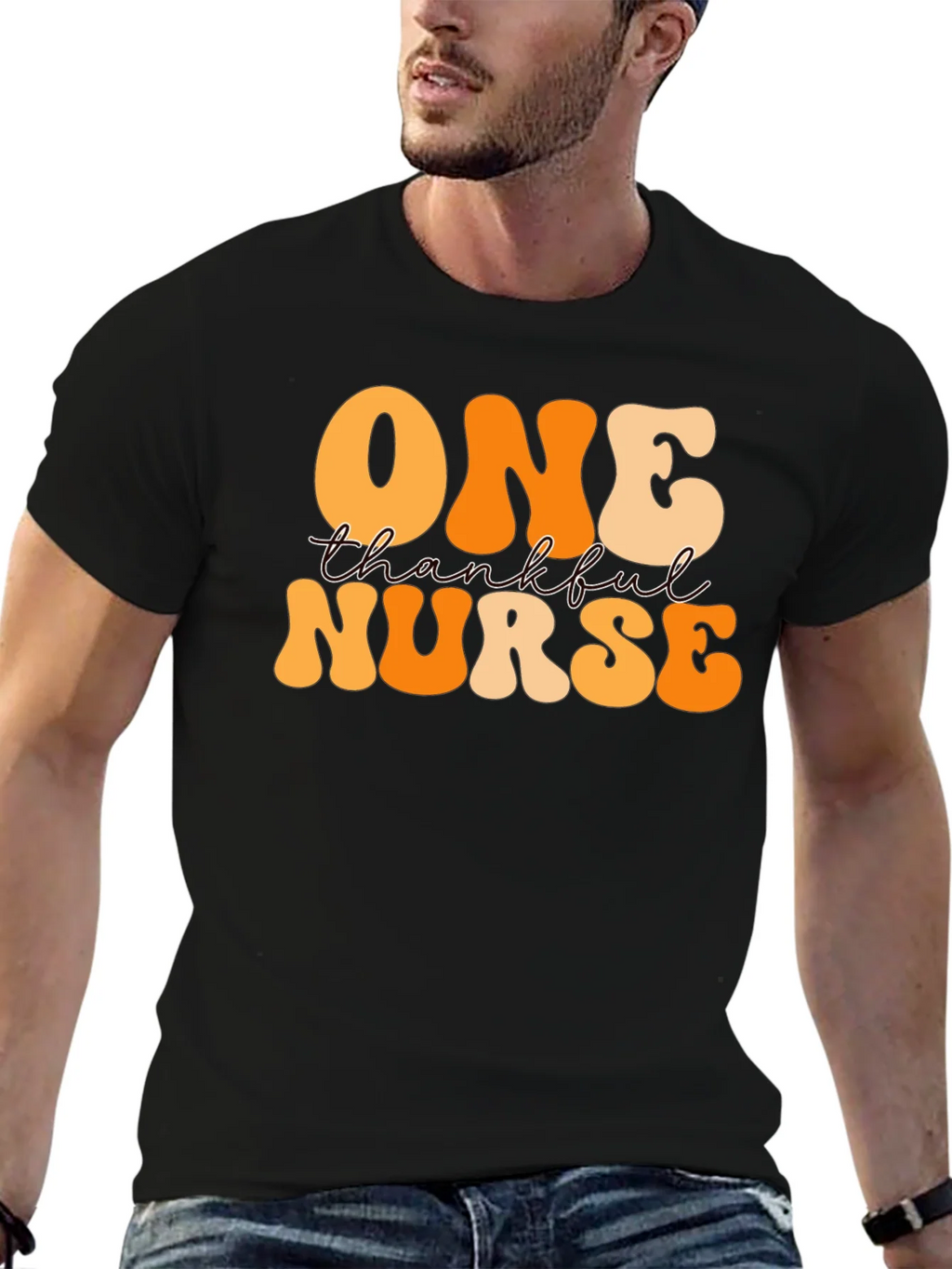 Thankful Nurse Graphic Tee product image 6