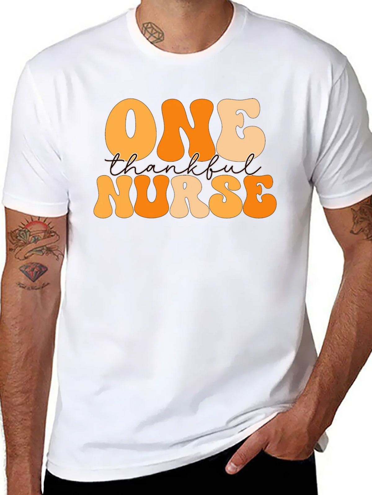 Thankful Nurse Graphic Tee product image 7