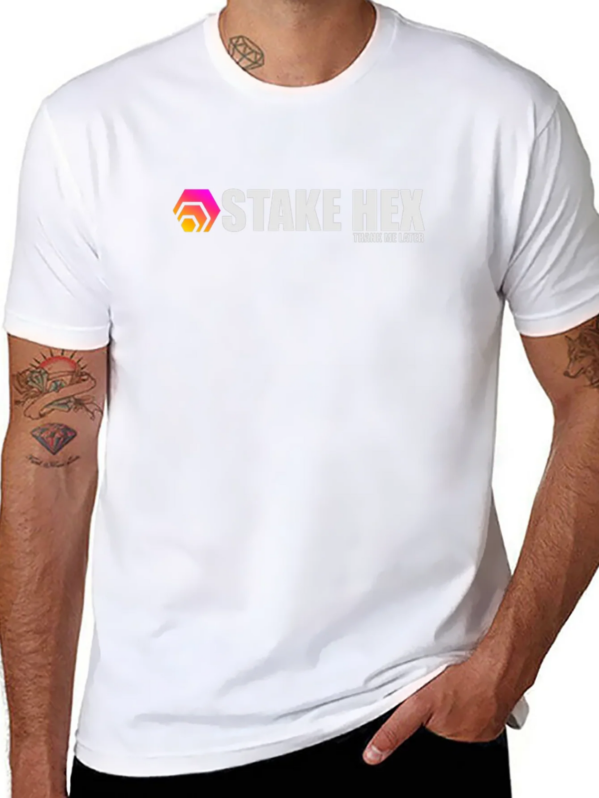 Stake HEX T-Shirt - Thank Me Later product image 4
