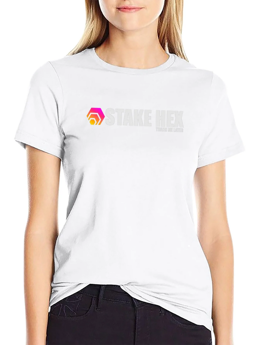 Stake HEX T-Shirt - Thank Me Later product image 5